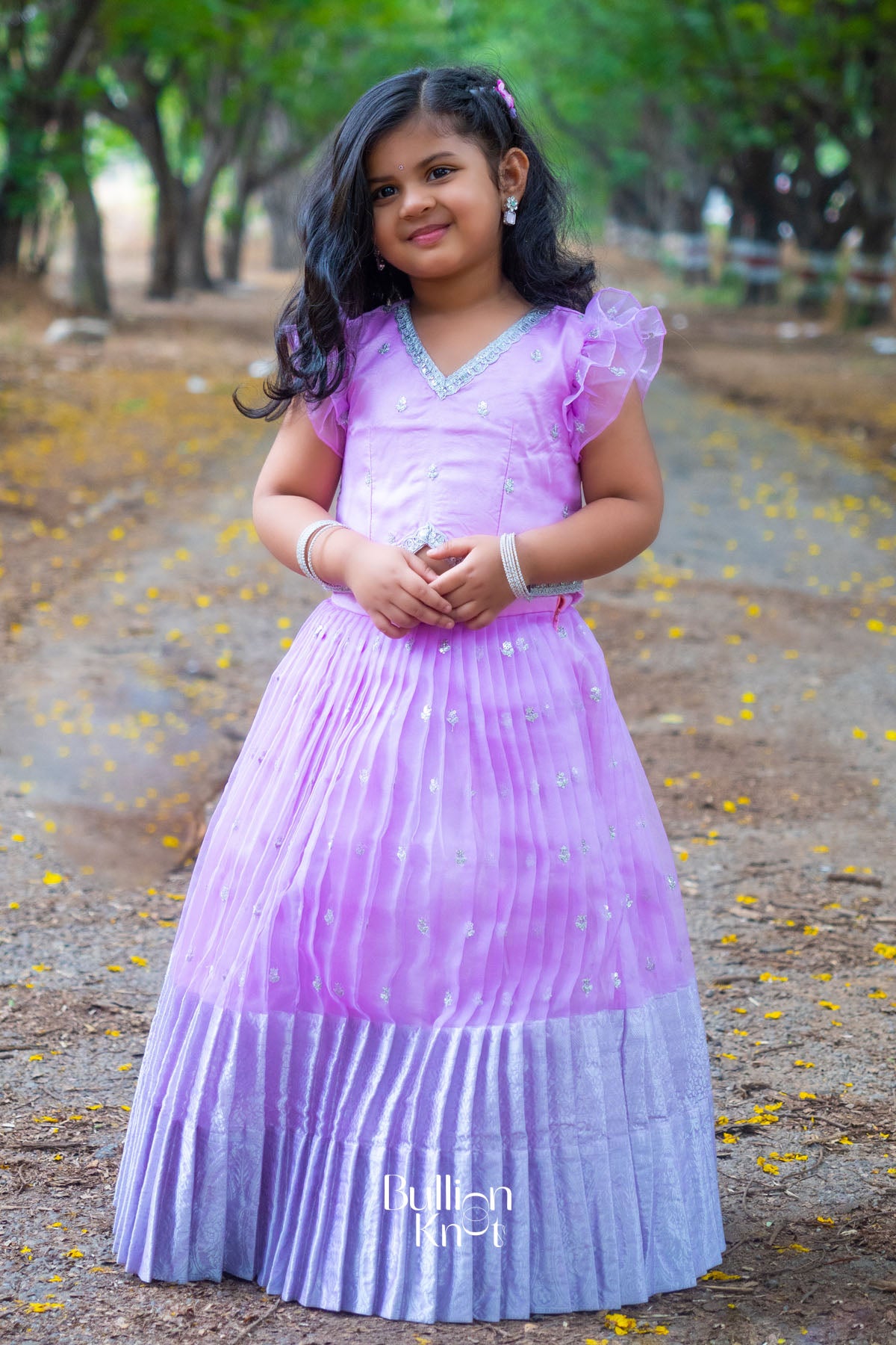 Baby Siddhi Lehenga Set in Pink