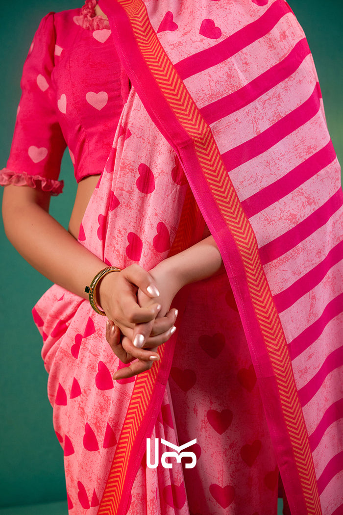 Sridevi Saree in Baby Pink