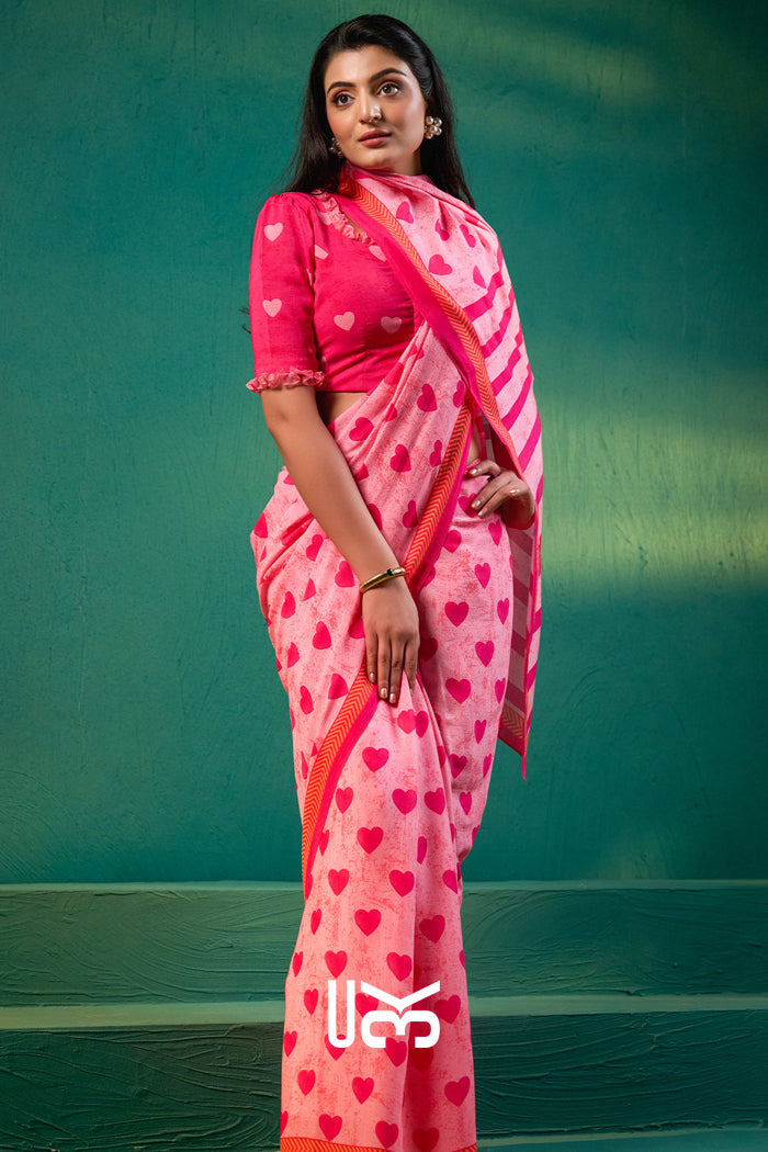 Sridevi Saree in Baby Pink