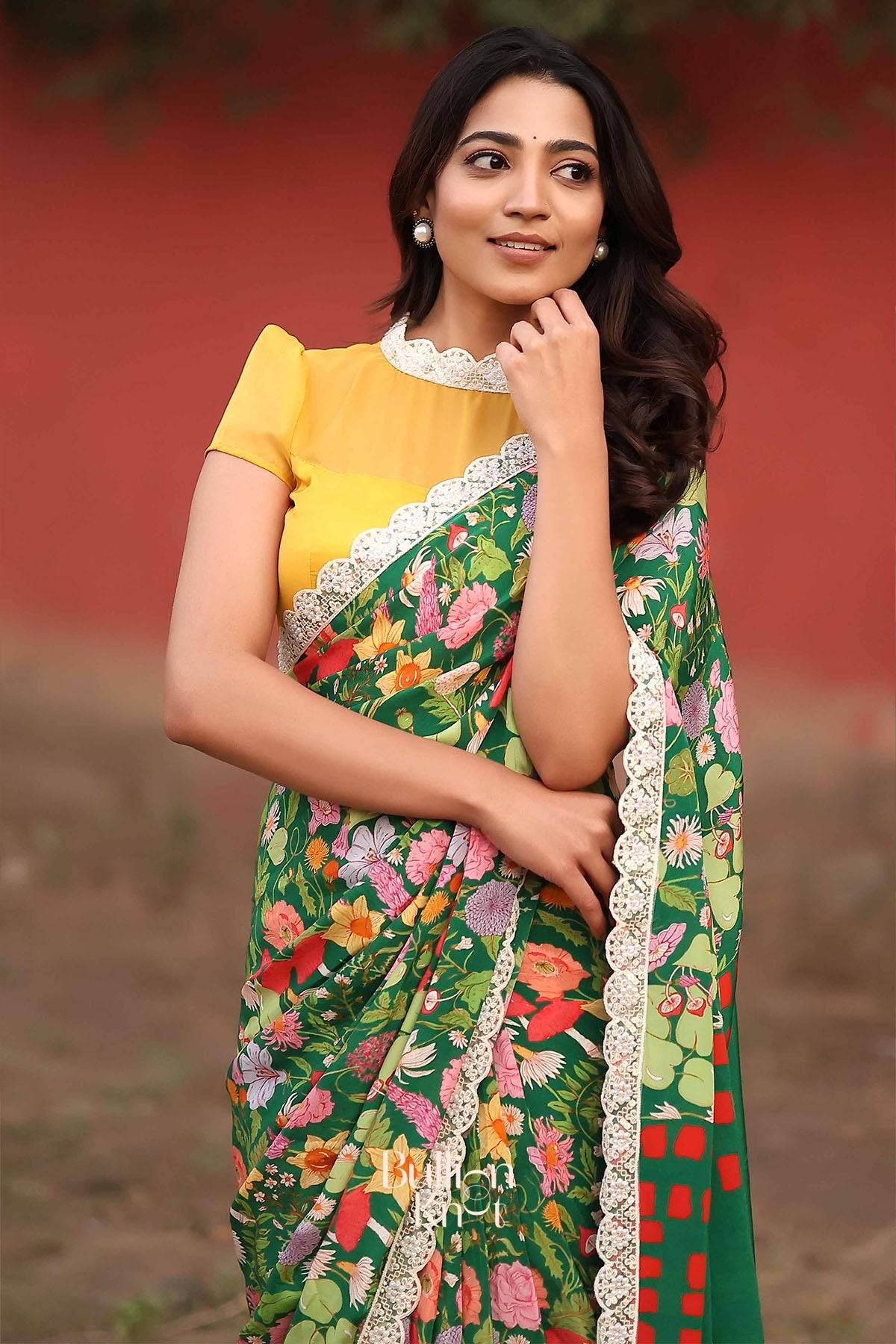 Manjari saree with classic prints and timeless appeal