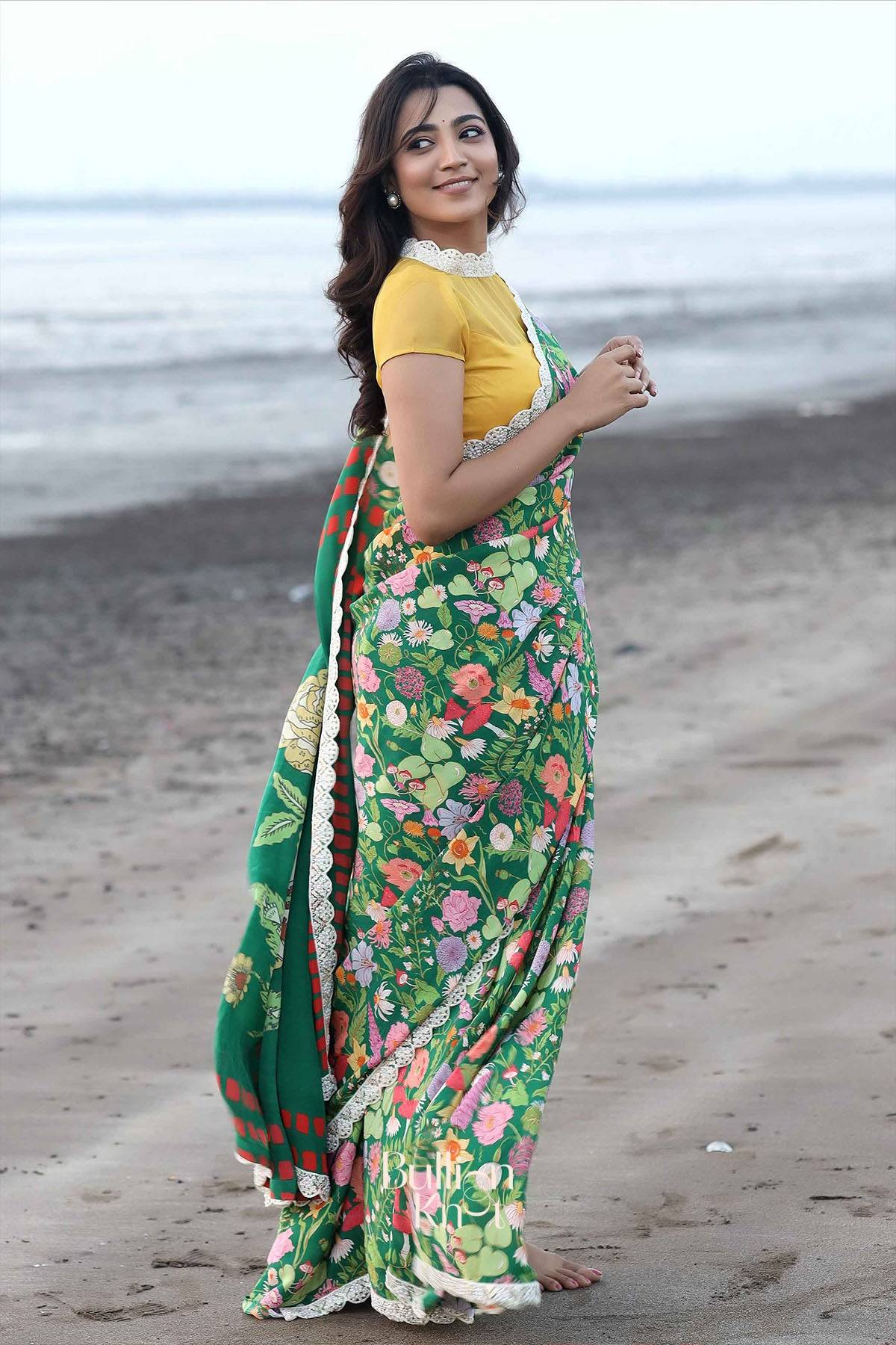 Manjari printed saree perfect for casual or festive wear