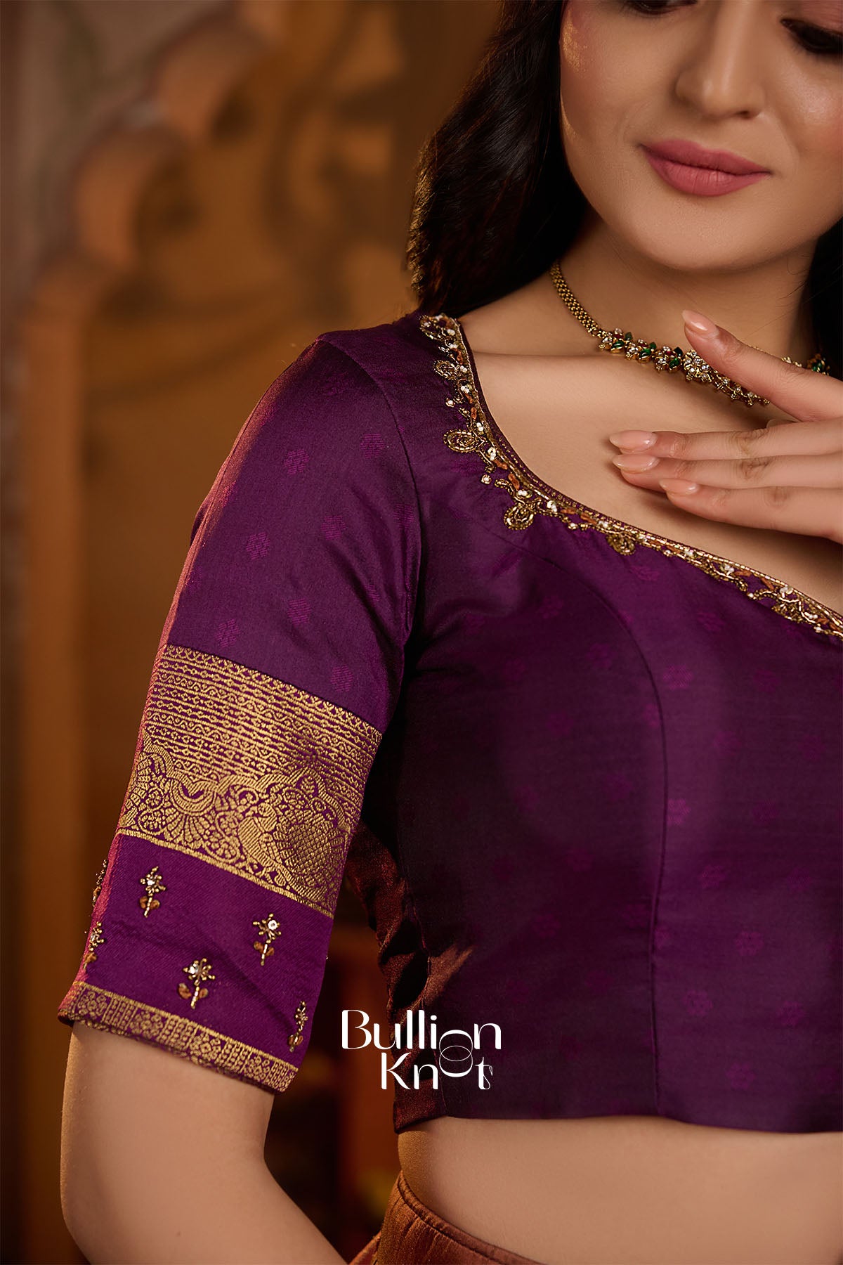 Ruprekha | Silk Lehenga Set for Weddings in Rust