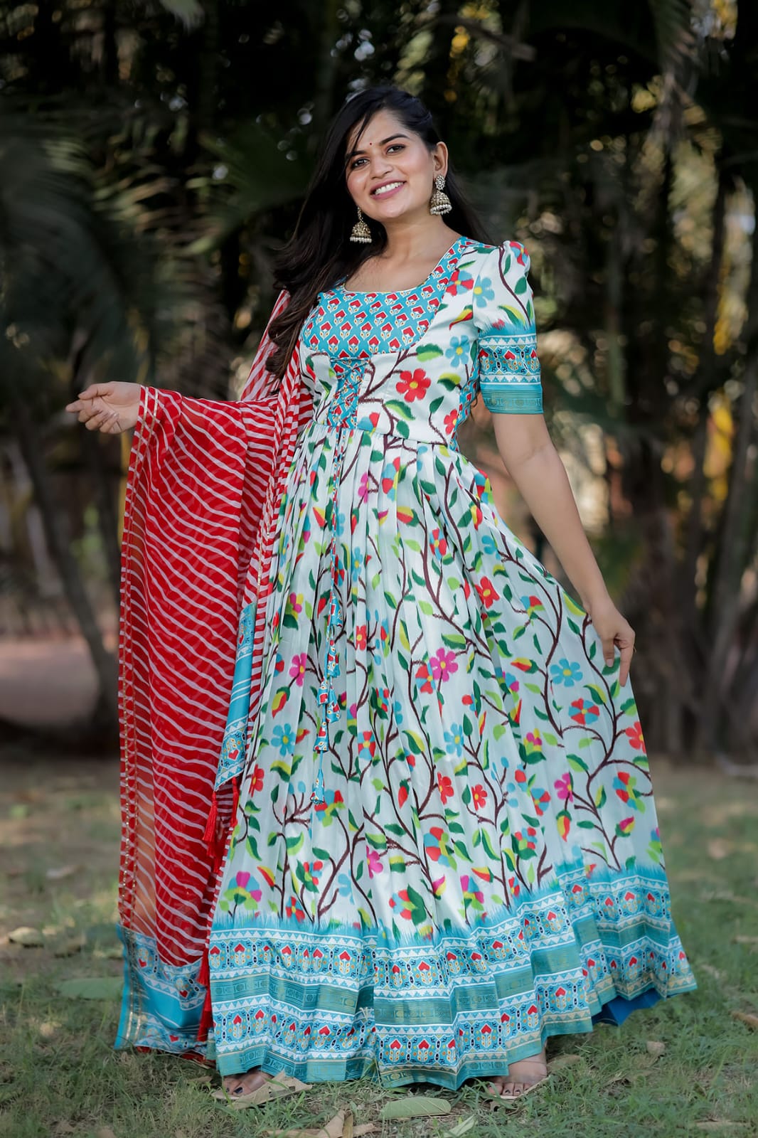 Shailaputri Banarasi Dress - Bullionknot