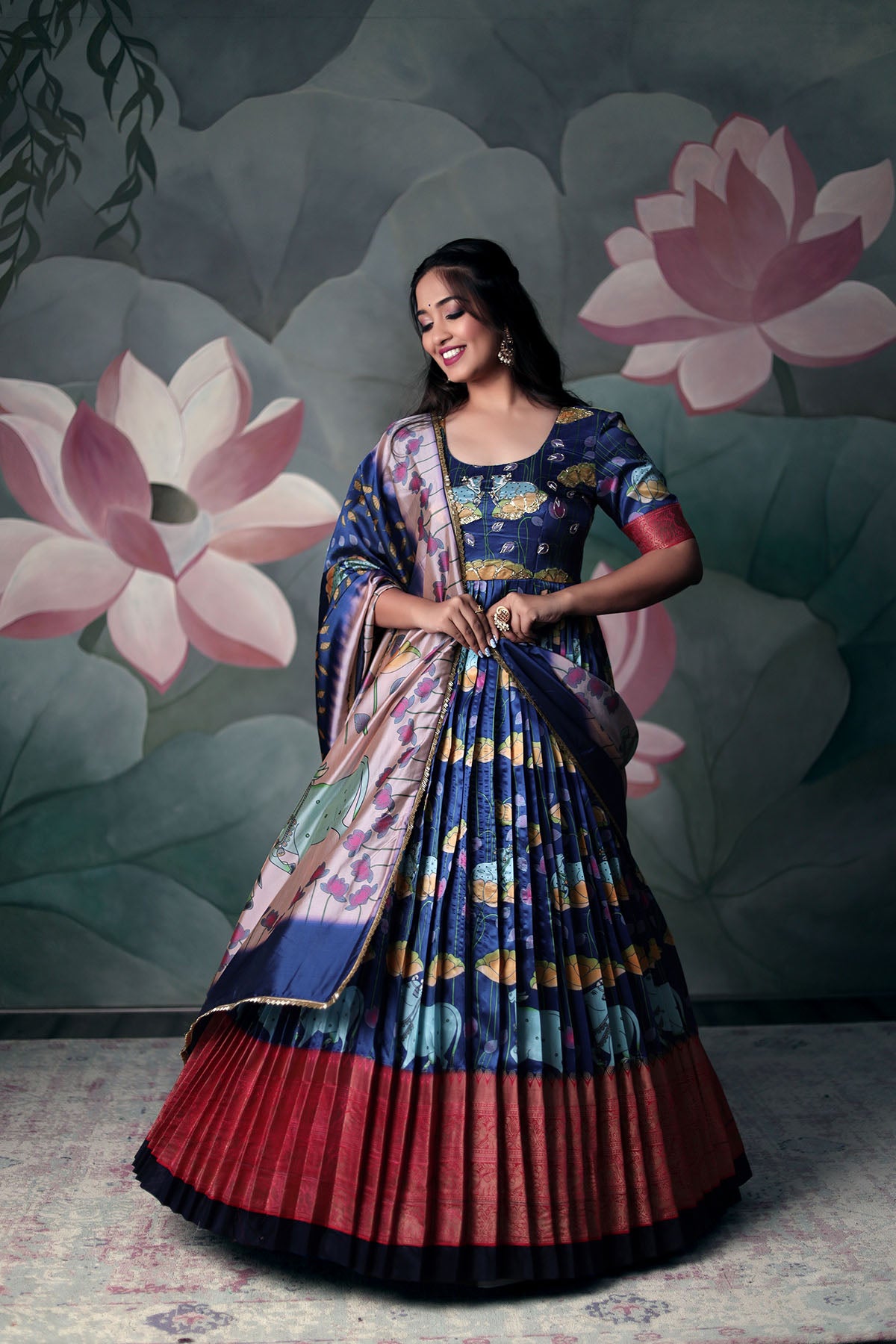 Triloka Banarasi Dress - Bullionknot