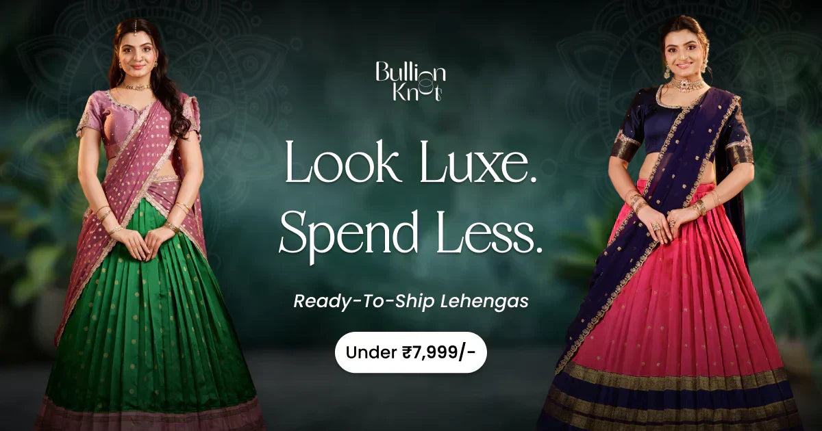 Vibrant Indian designer lehengas for women, featuring luxurious traditional styles under ₹7,999, perfect for festive occasions and weddings.
