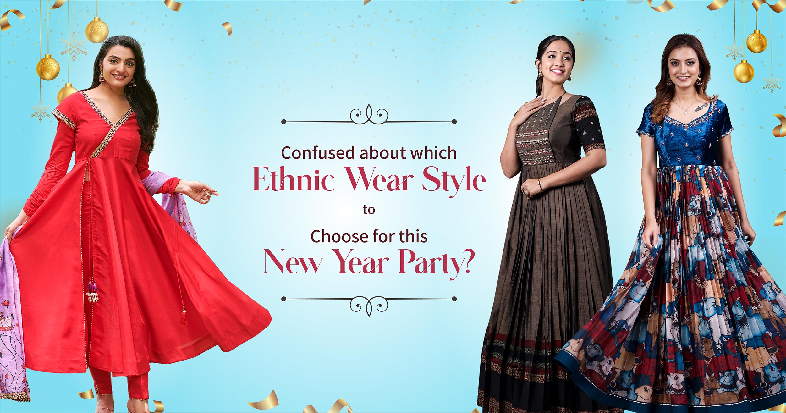 Bullion Knot -Excited Ethnic Wear Style To Choose For Your New Year Party 2023?