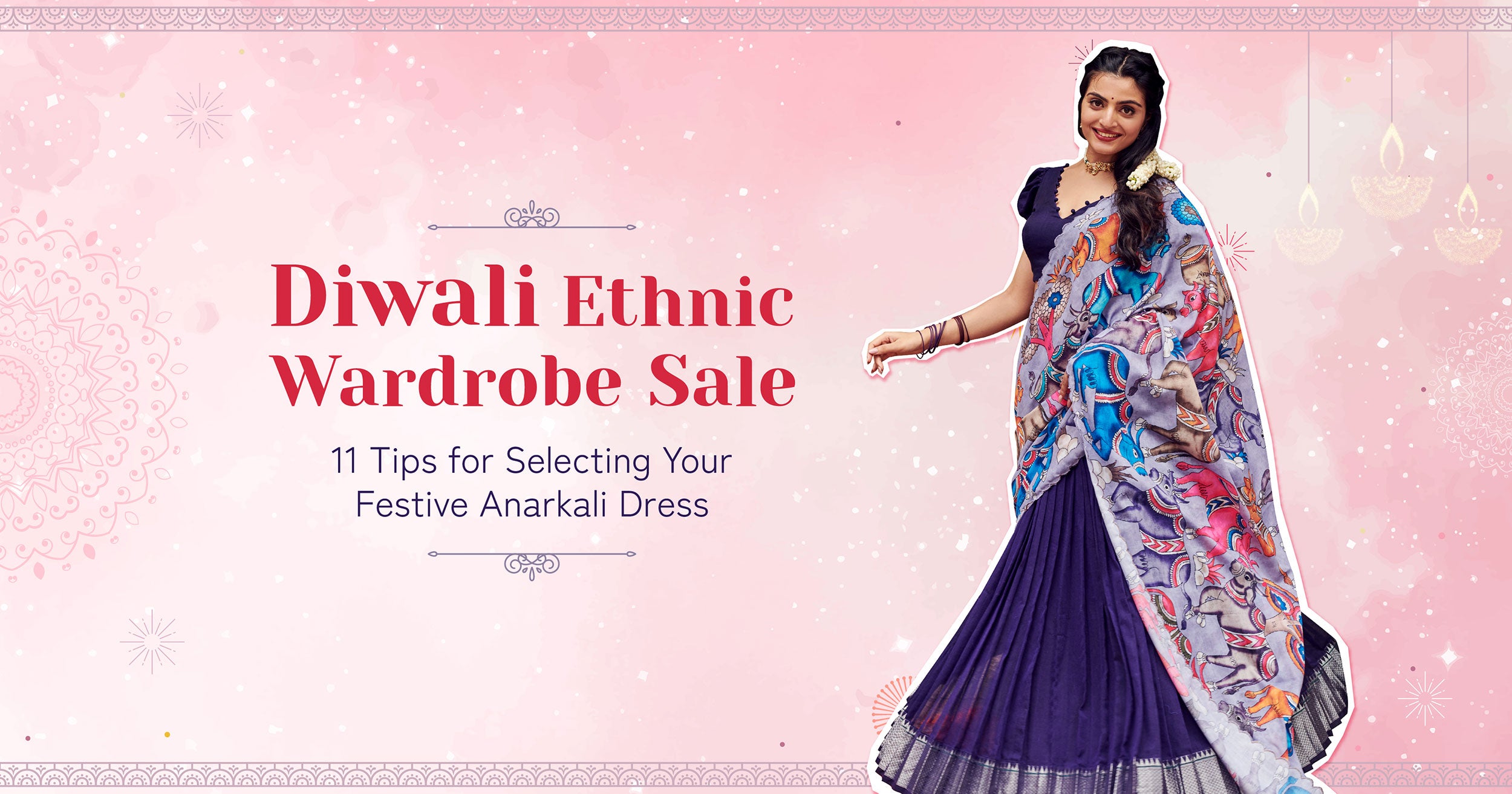 Bullion Knot - Diwali Ethnic Wardrobe Sale: 11 Tips for Selecting Your Anarkali Dress