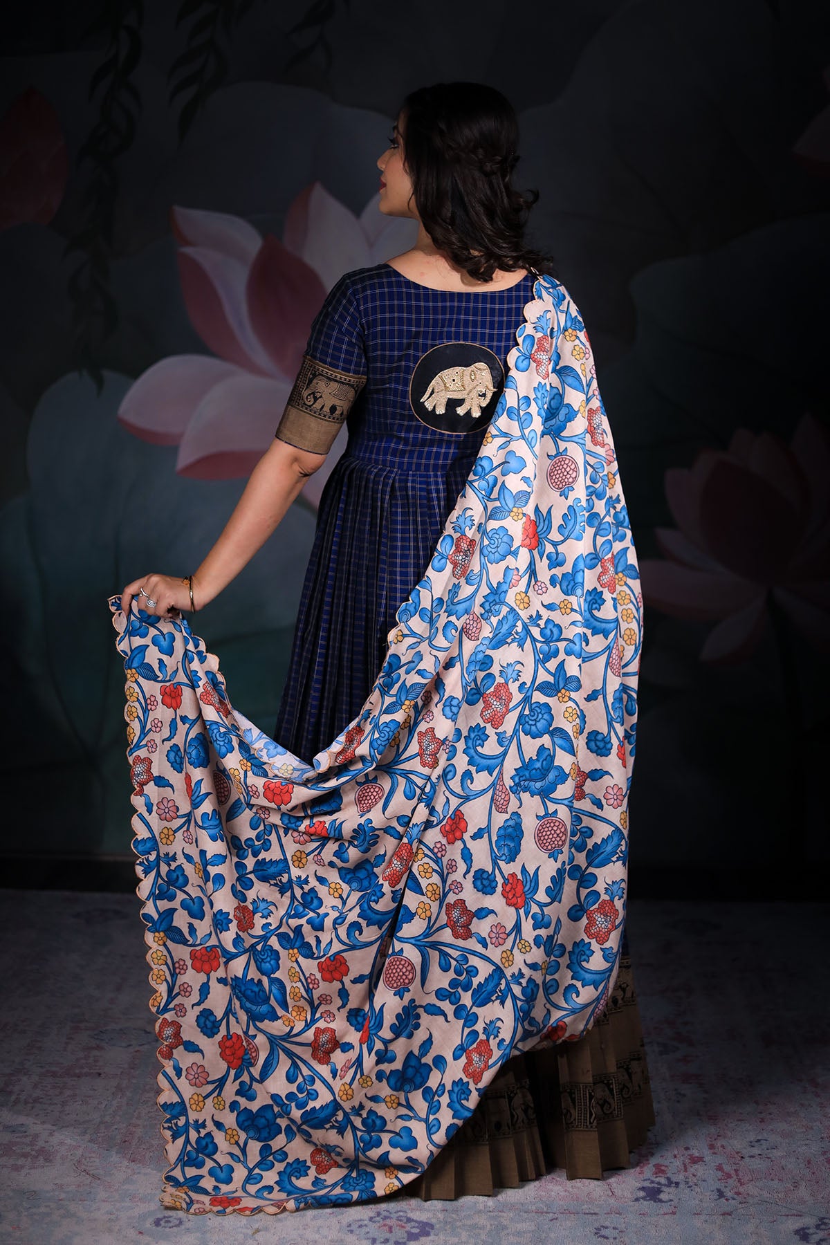 Gajnandini Handloom Anarkali Dress