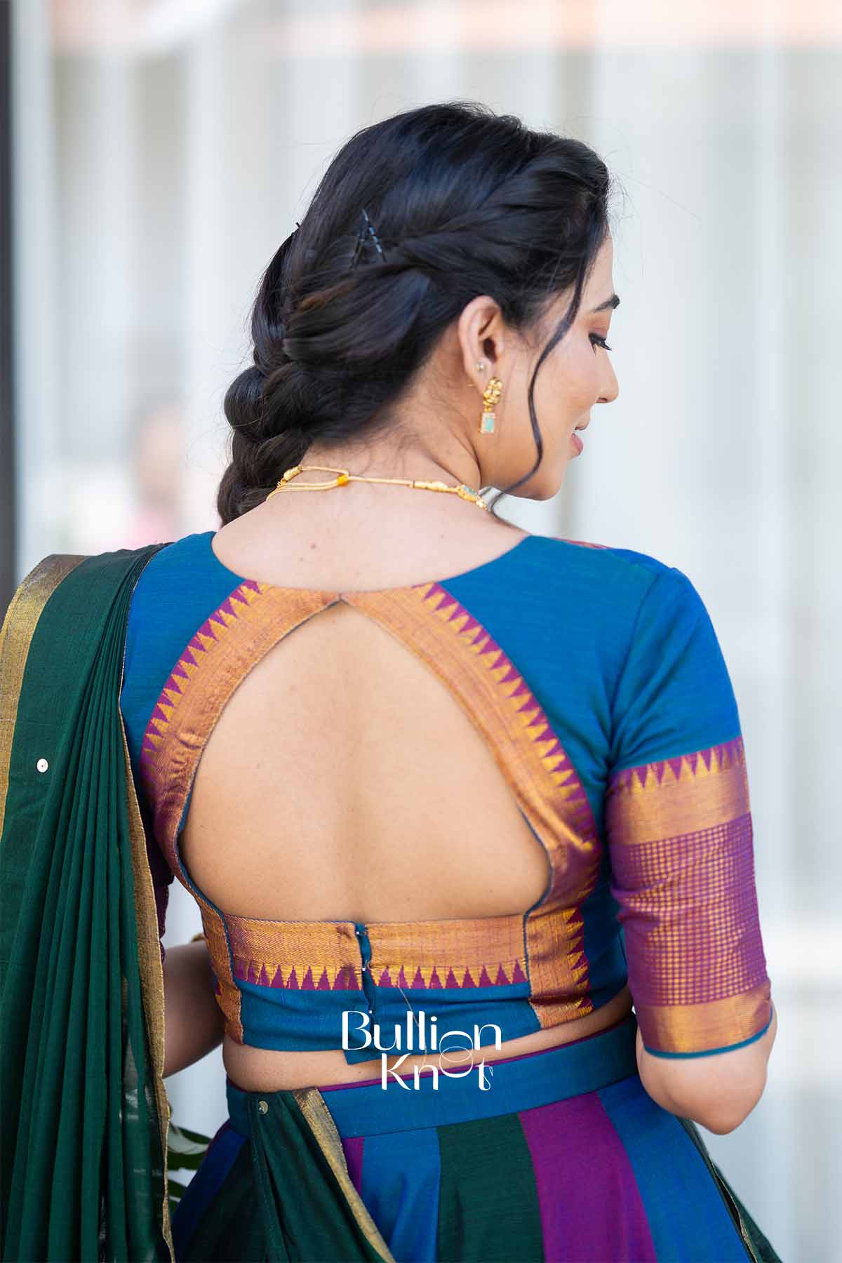 Navrang | Multicolor Handloom Half Saree | Festive Celebration