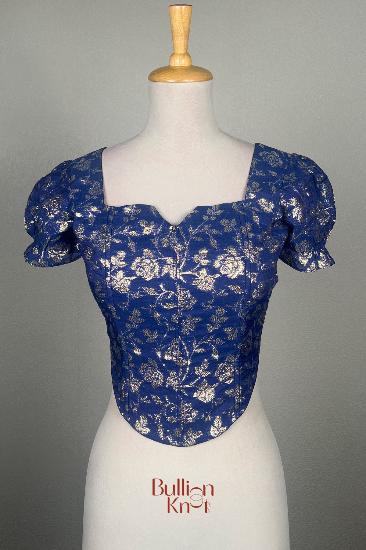 Bluesome Brocade Corset