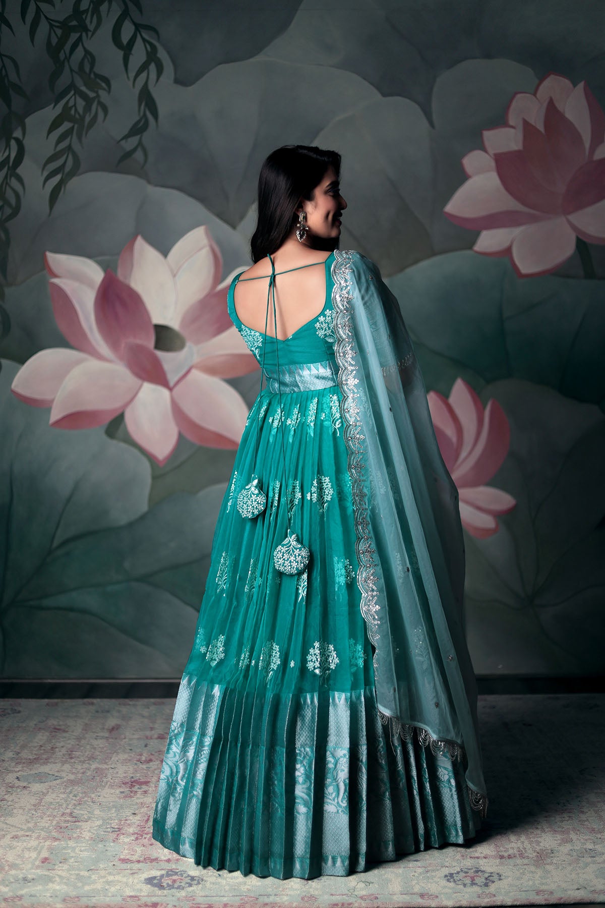 Sughosha Organza Anarkali Dress