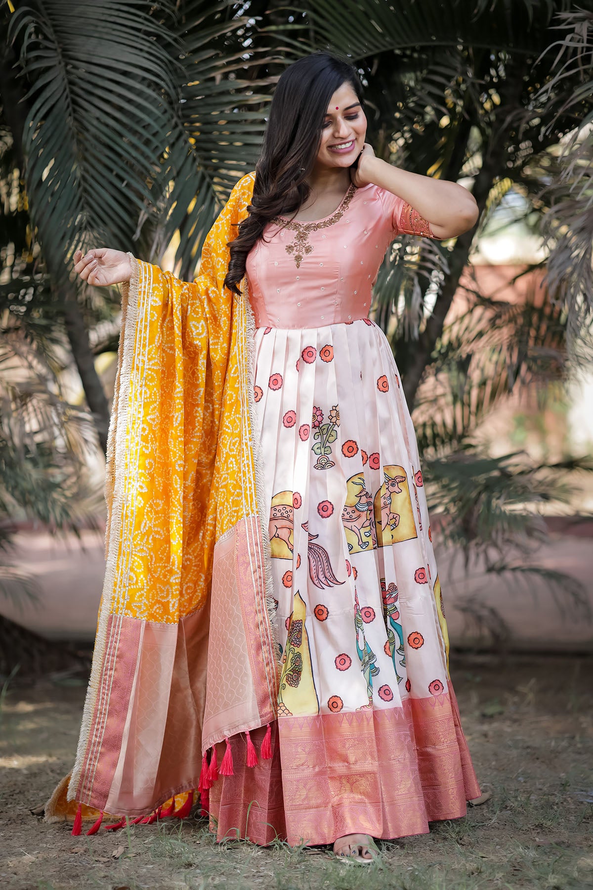 Daksh Kanya Banarasi Dress