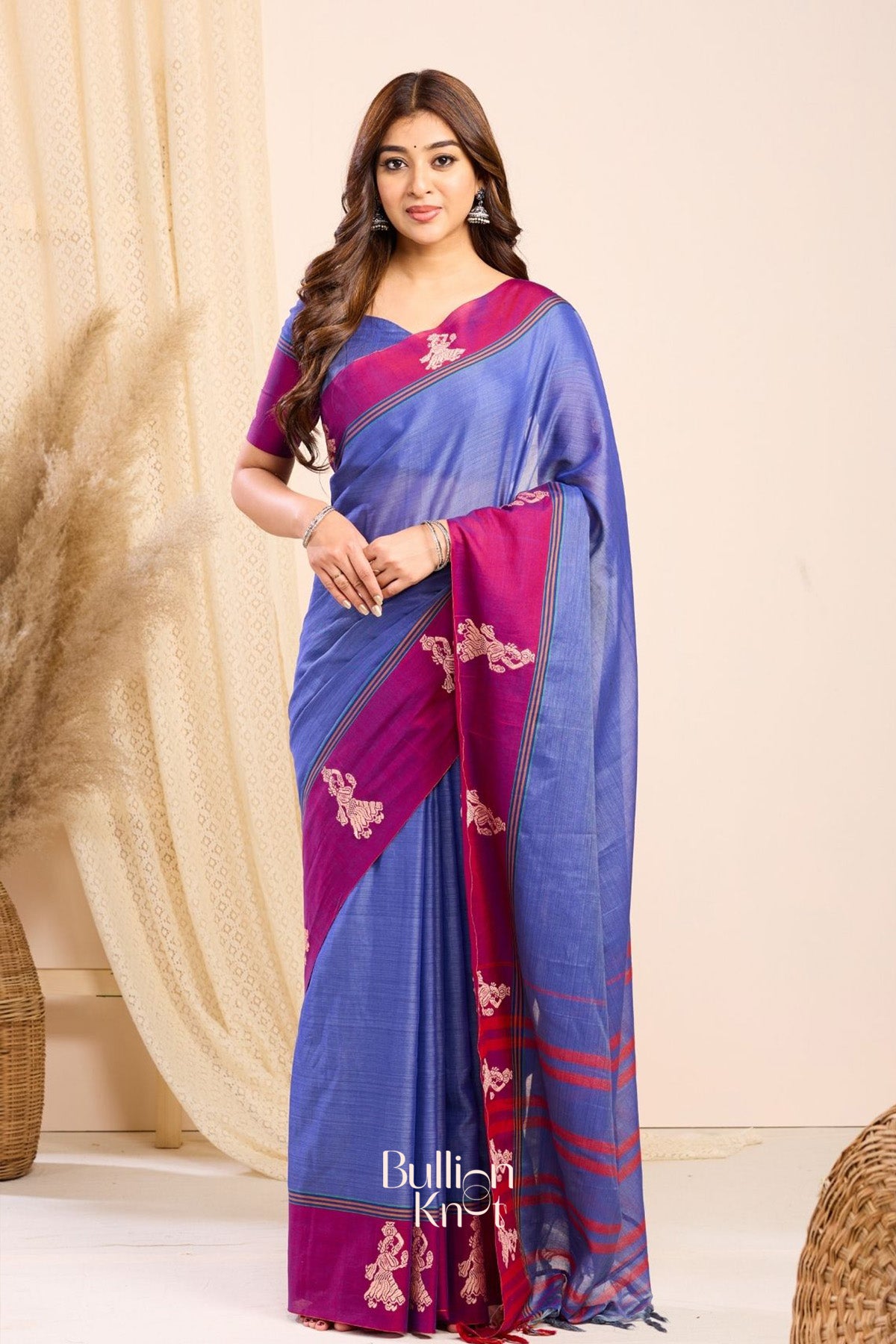Ragini Handloom Saree in Blue
