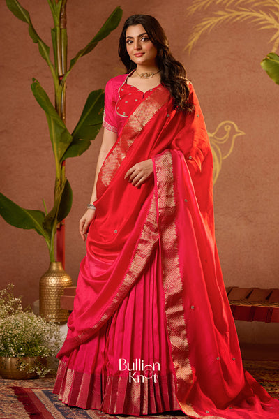 Pritti Lehenga Set in Rani Pink