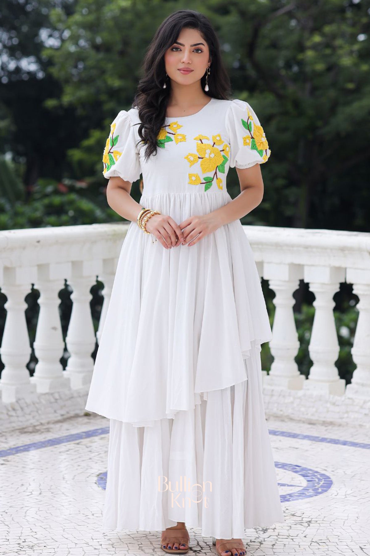Marigold Maxi (Dress) In White