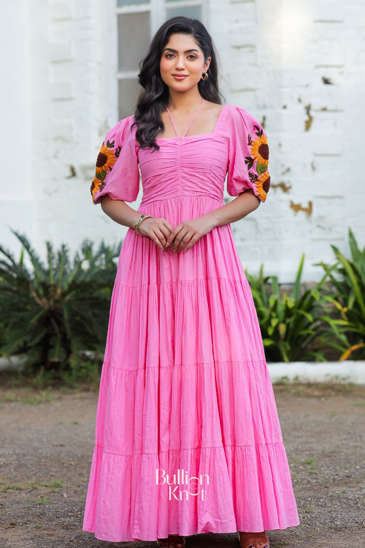 Sunflower Bliss Maxi (Dress) in Pink