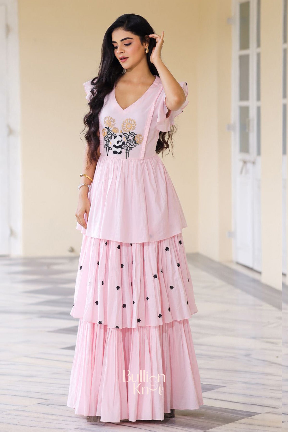 Frolic Charming Maxi (Dress) in Baby Pink