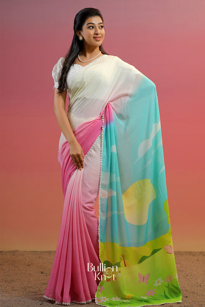 Vanmayi Saree in Pink