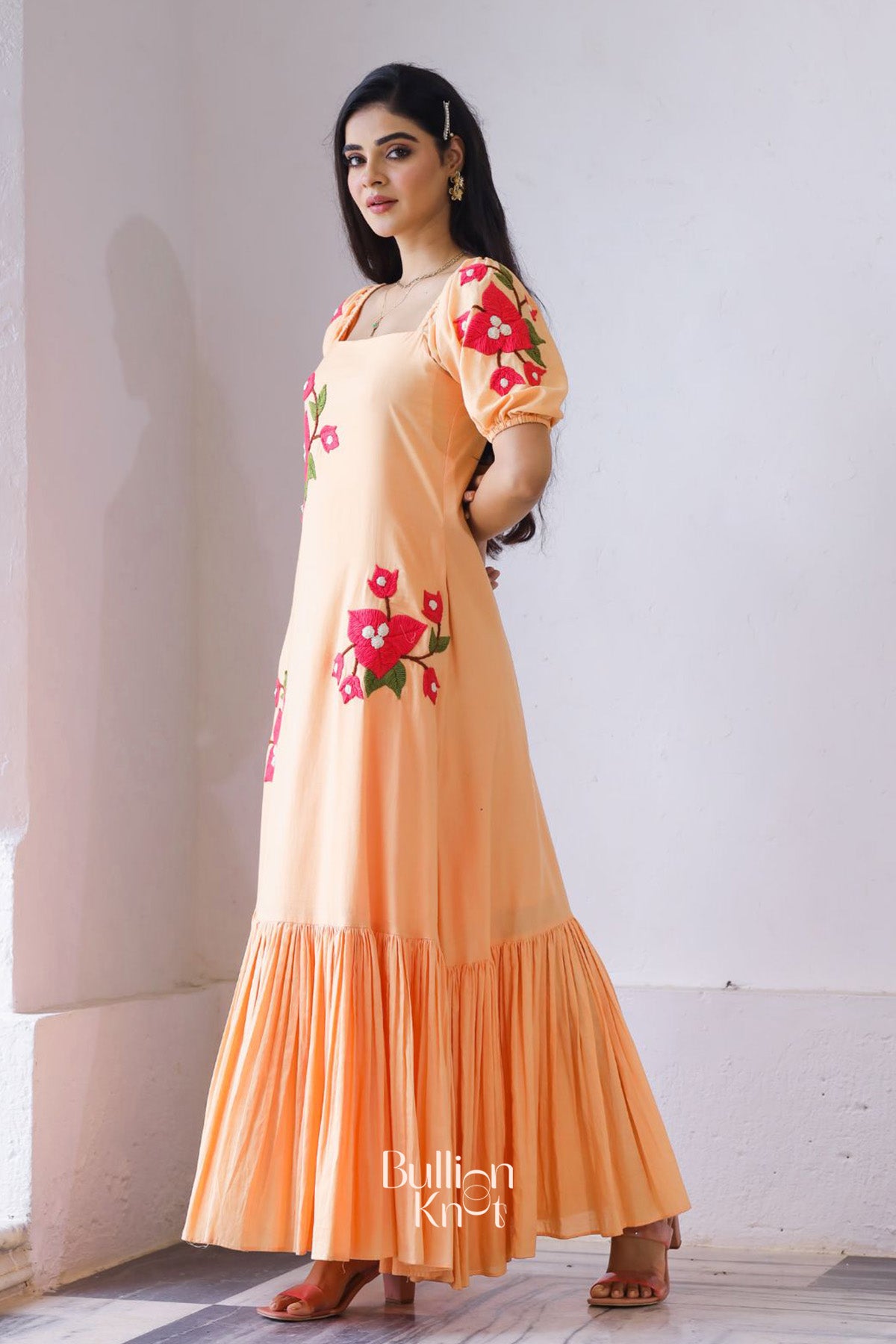 Aditi Maxi (Dress) in Rustic Peach