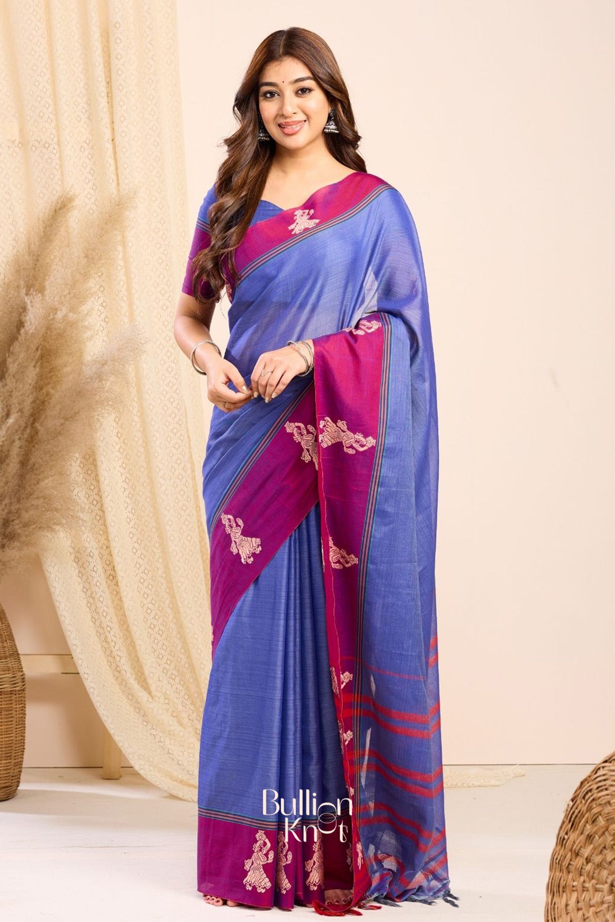 Ragini Handloom Saree in Blue