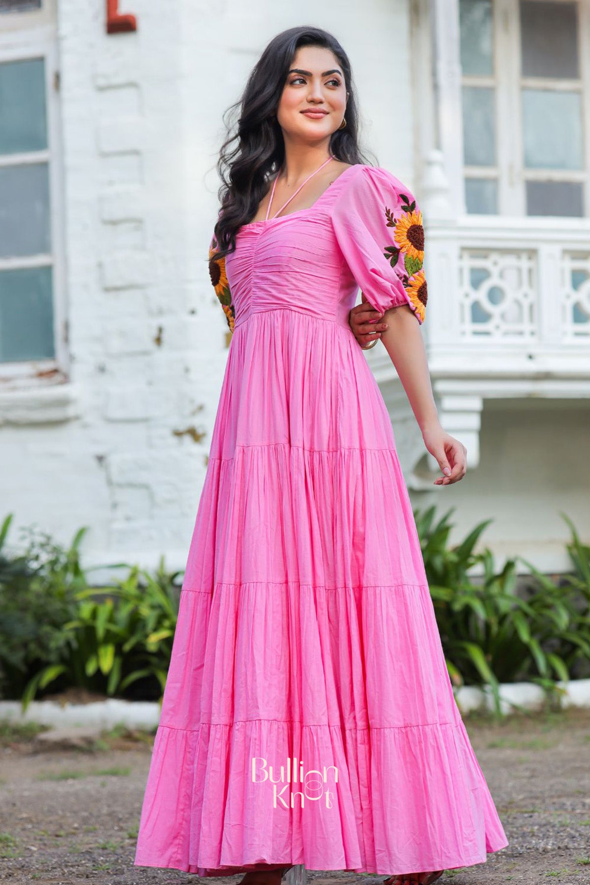 Sunflower Bliss Maxi (Dress) in Pink