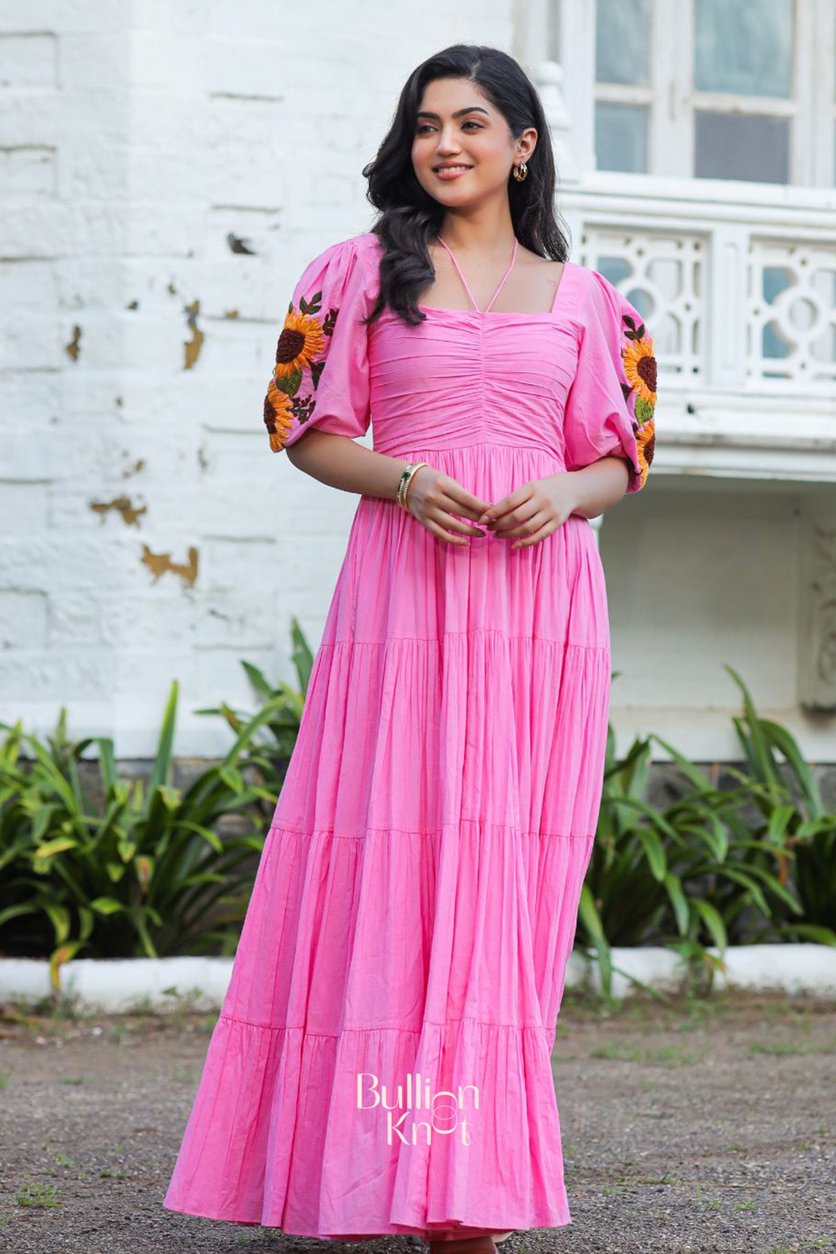 Sunflower Bliss Maxi (Dress) in Pink
