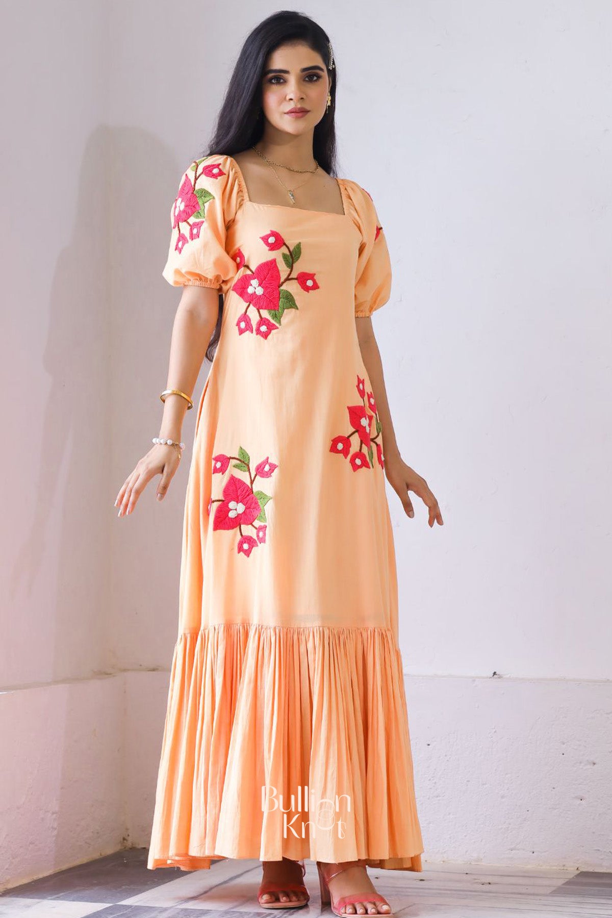 Aditi Maxi (Dress) in Rustic Peach