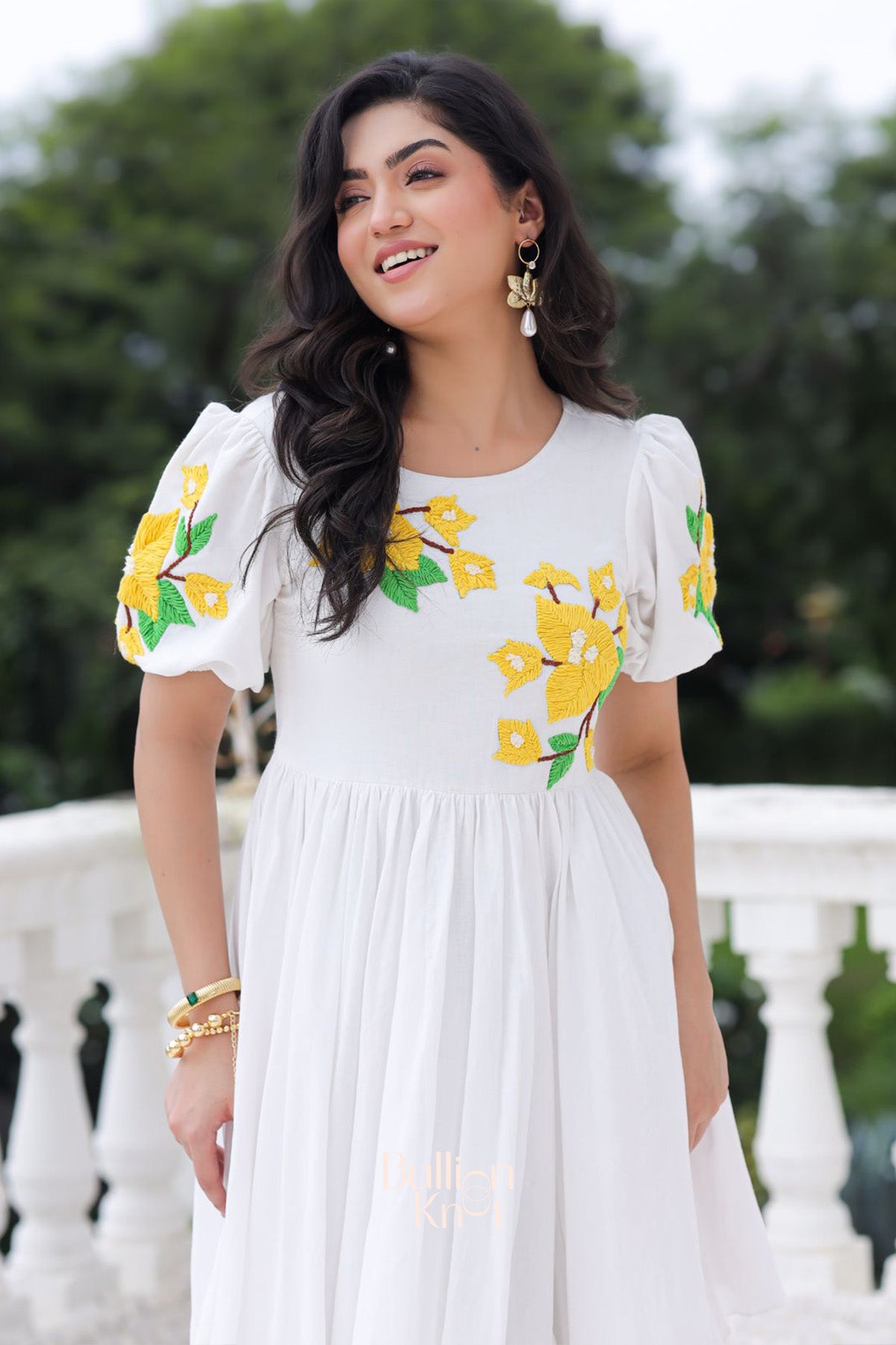 Marigold Maxi (Dress) In White