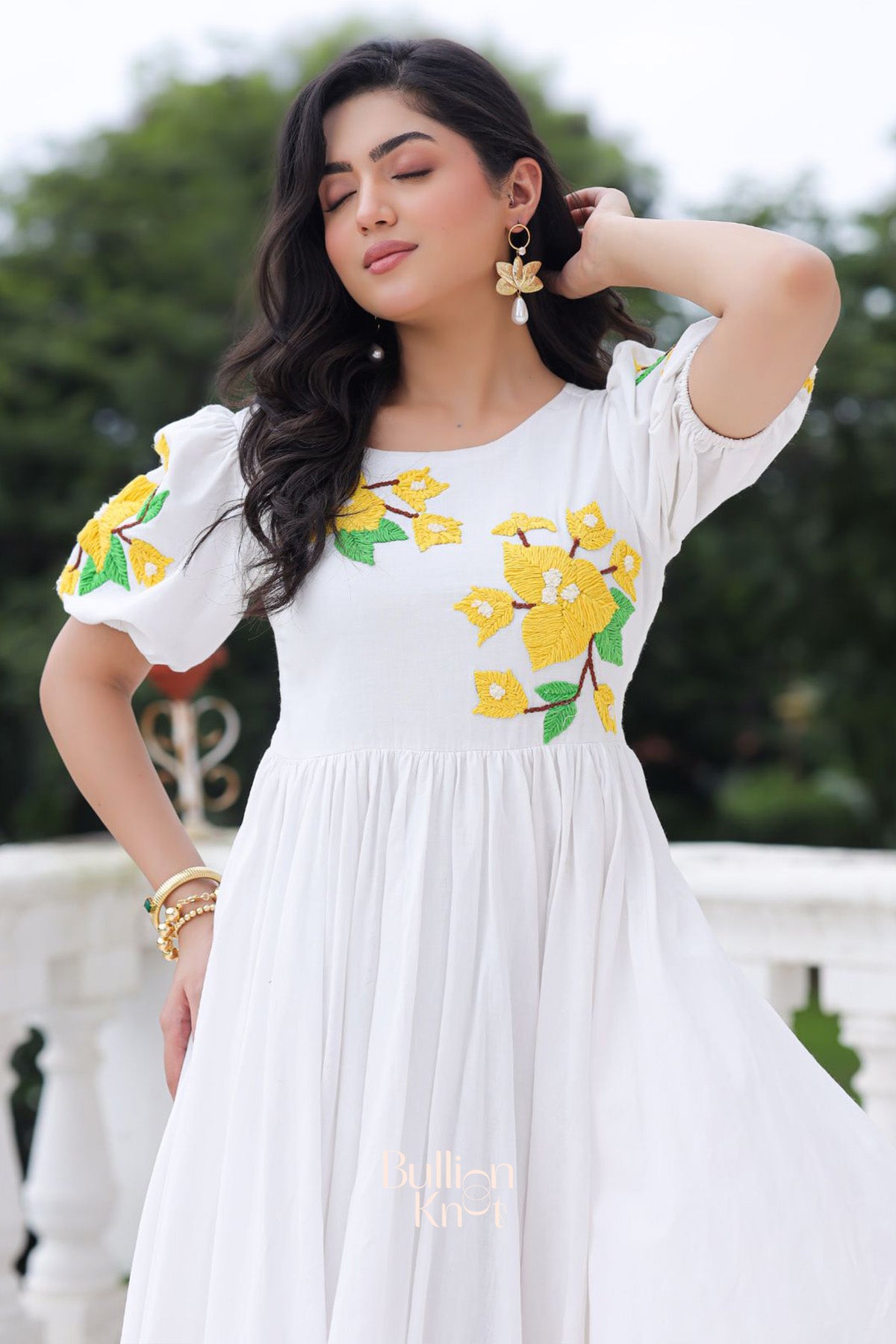 Marigold Maxi (Dress) In White
