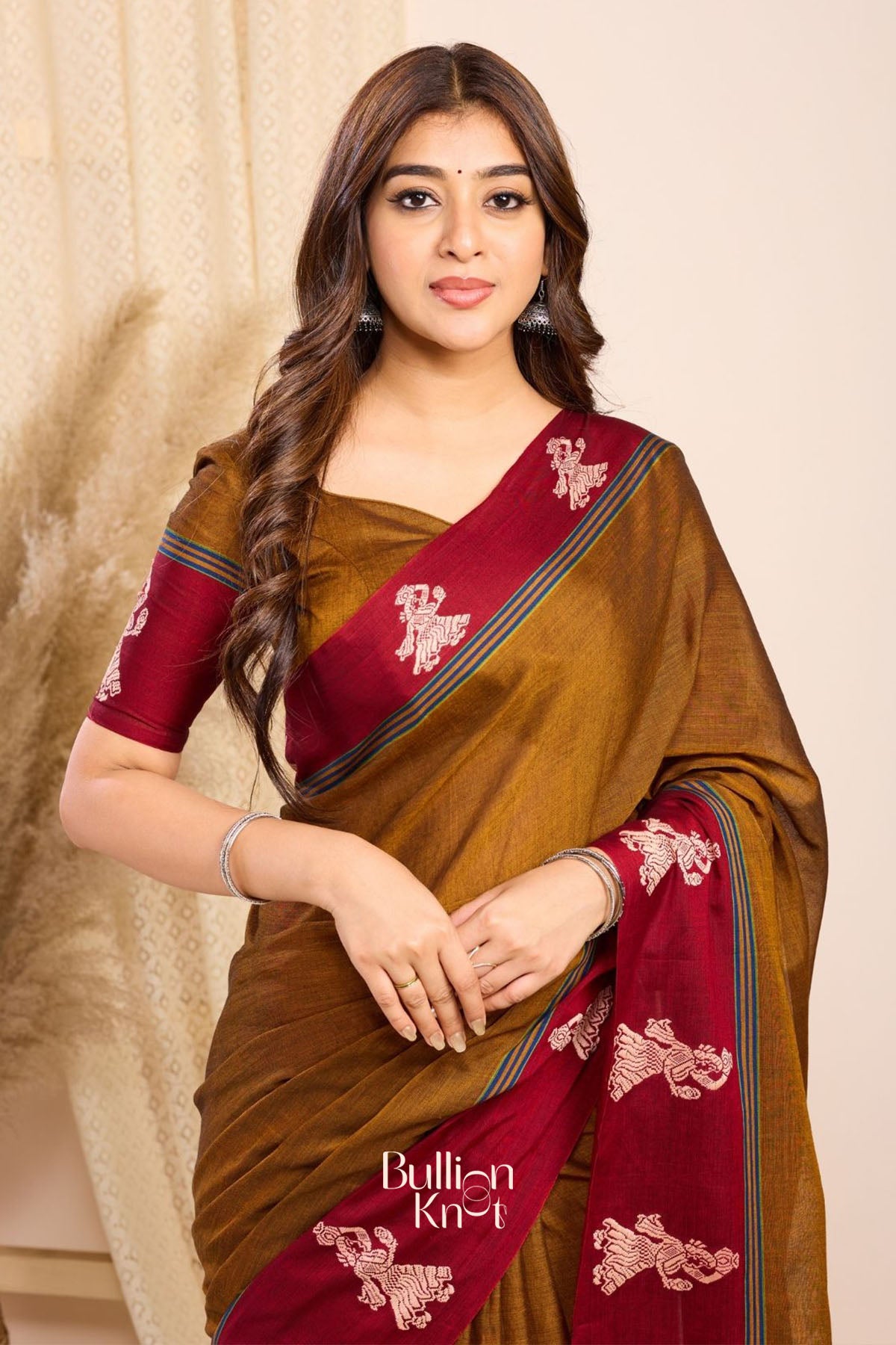 Rachana Handloom Saree in Rustic Yellow
