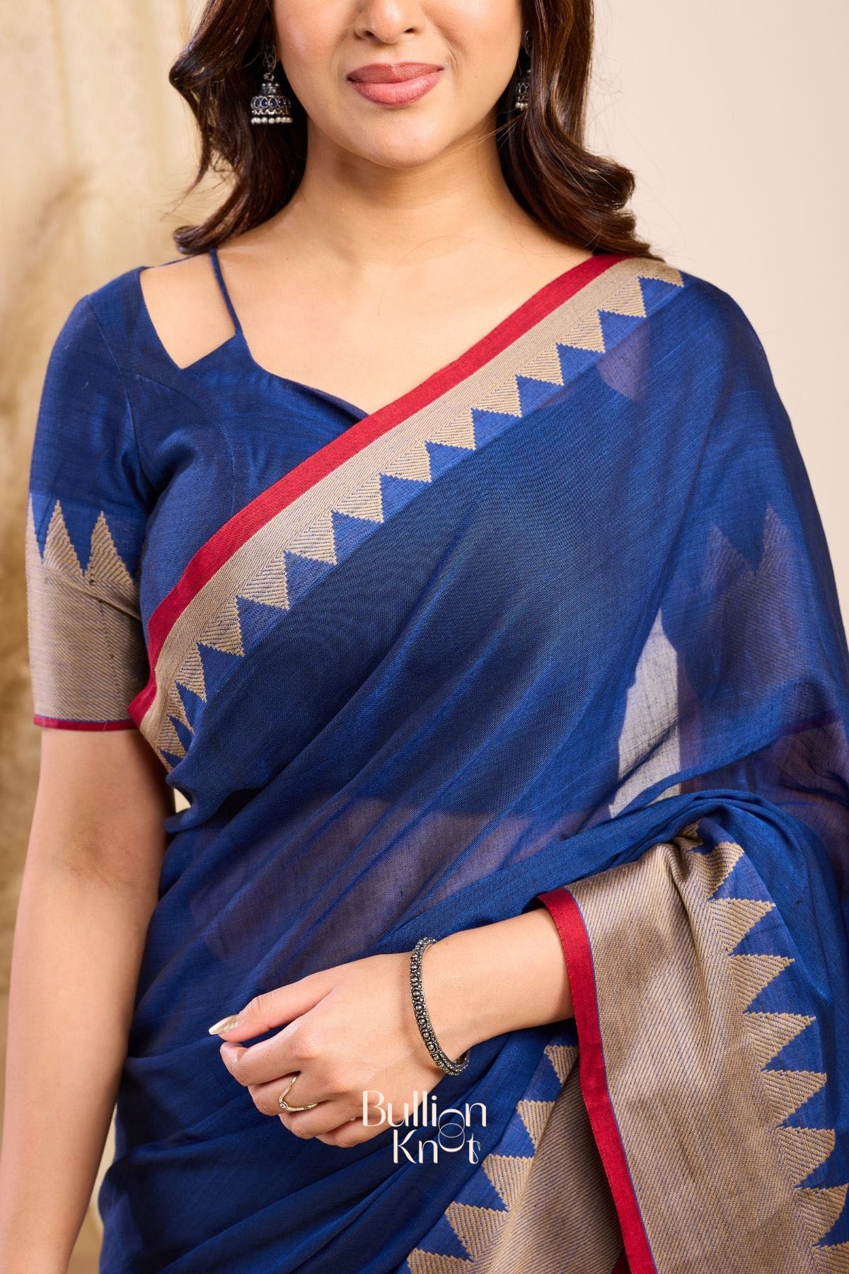 Bhanumati Handloom Saree in Blue