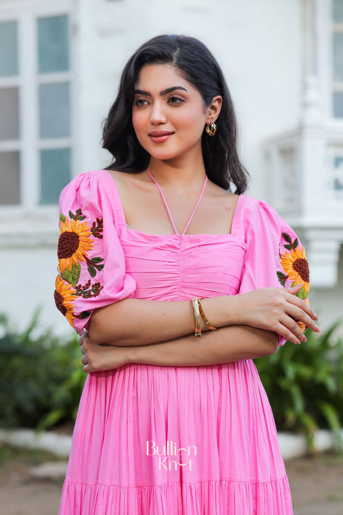Sunflower Bliss Maxi (Dress) in Pink