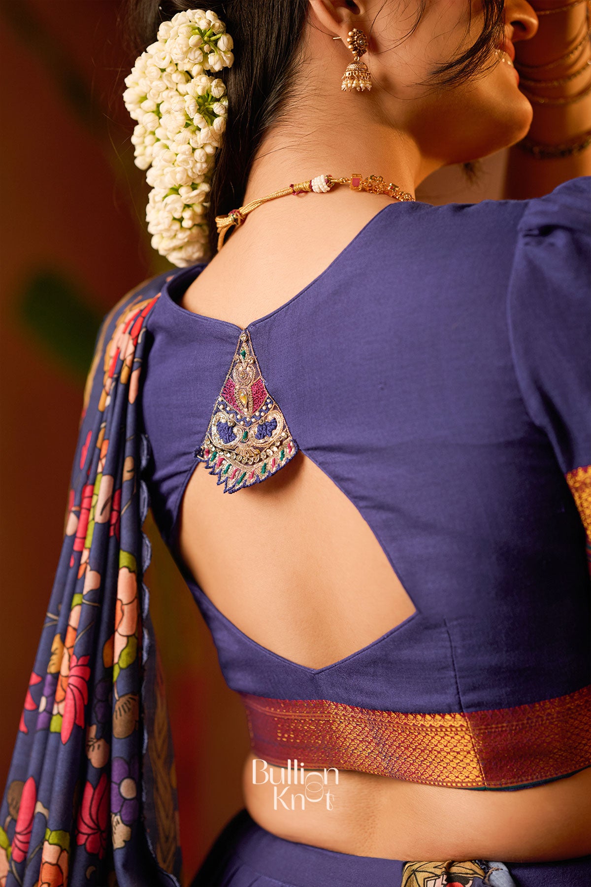 Mrigmallika Half Saree in Blue