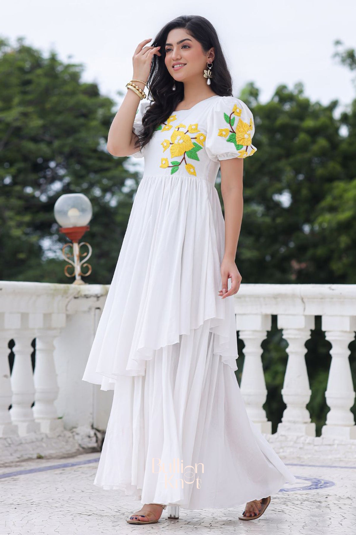 Marigold Maxi (Dress) In White