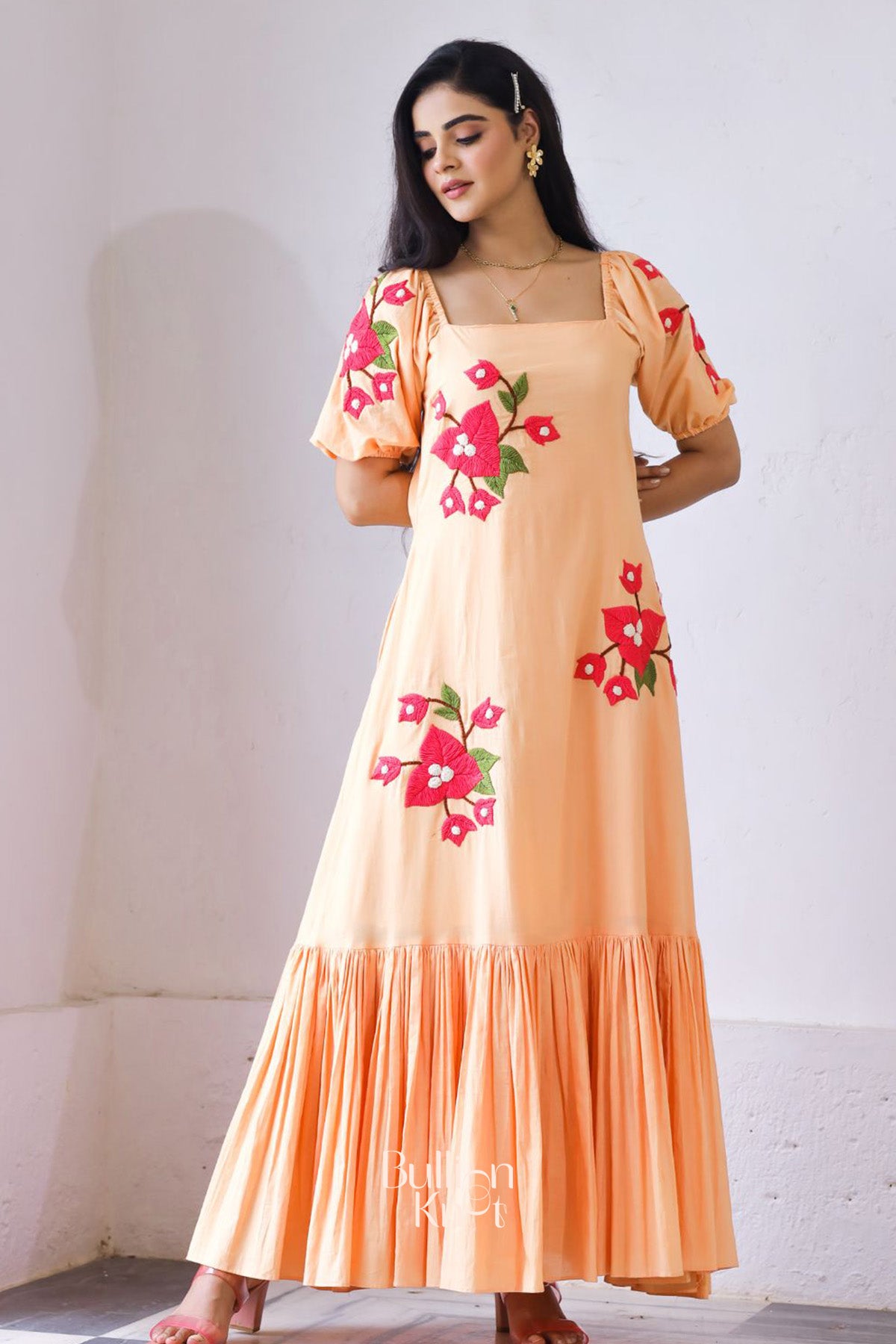 Aditi Maxi (Dress) in Rustic Peach