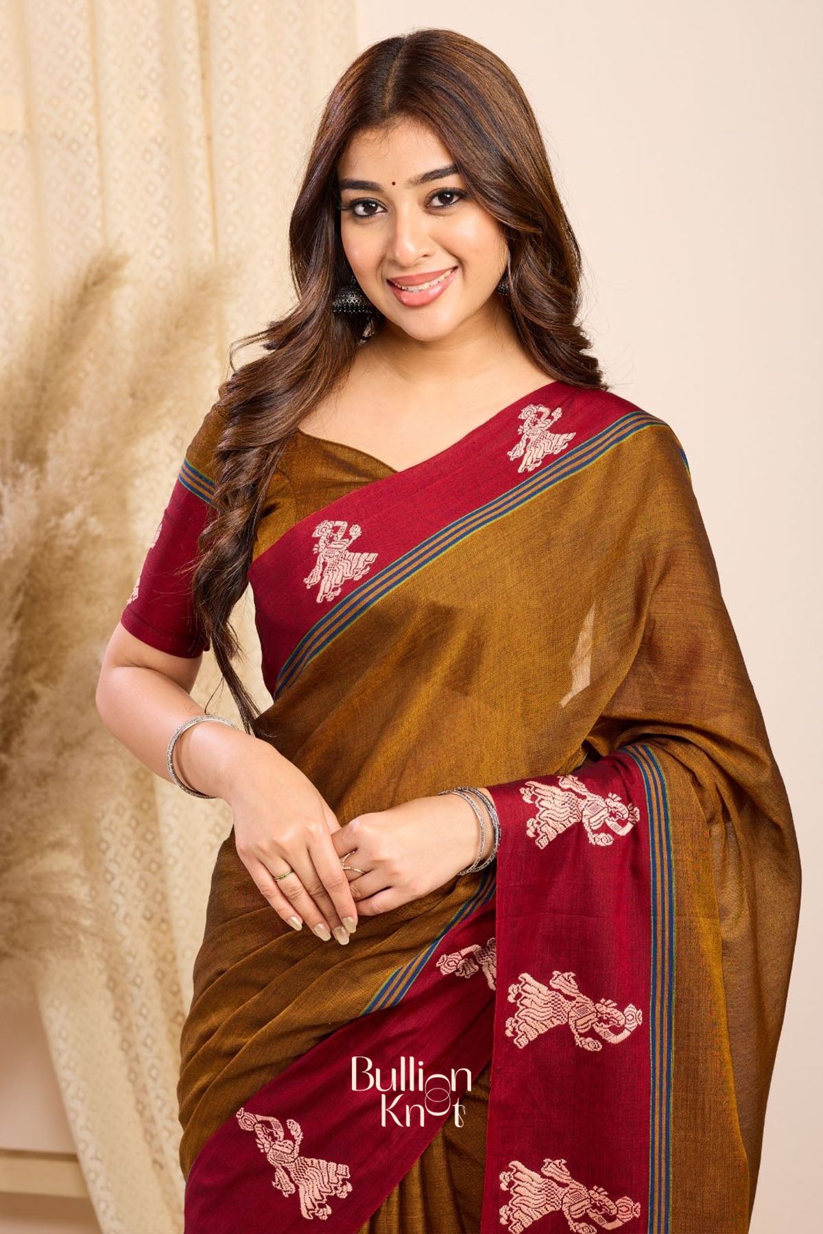 Rachana Handloom Saree in Rustic Yellow