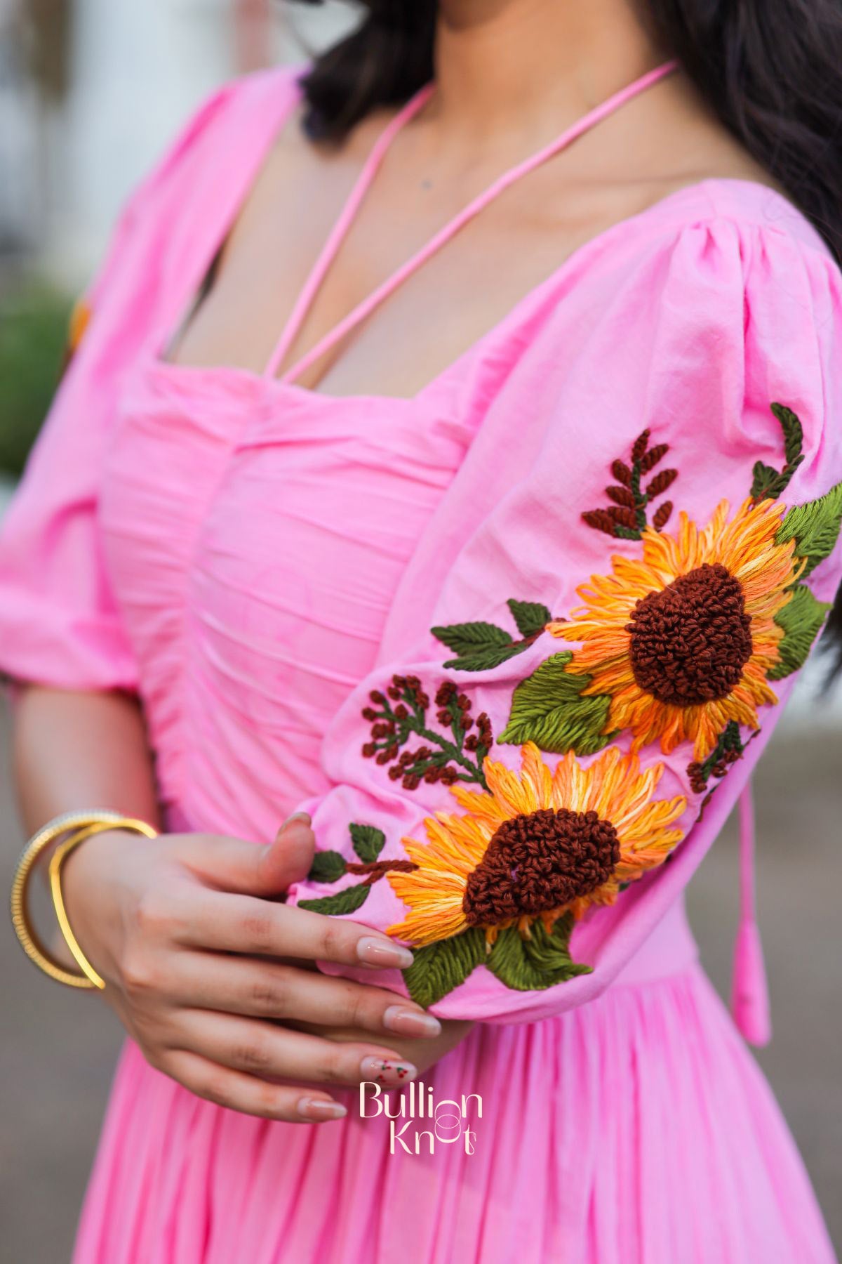 Sunflower Bliss Maxi (Dress) in Pink