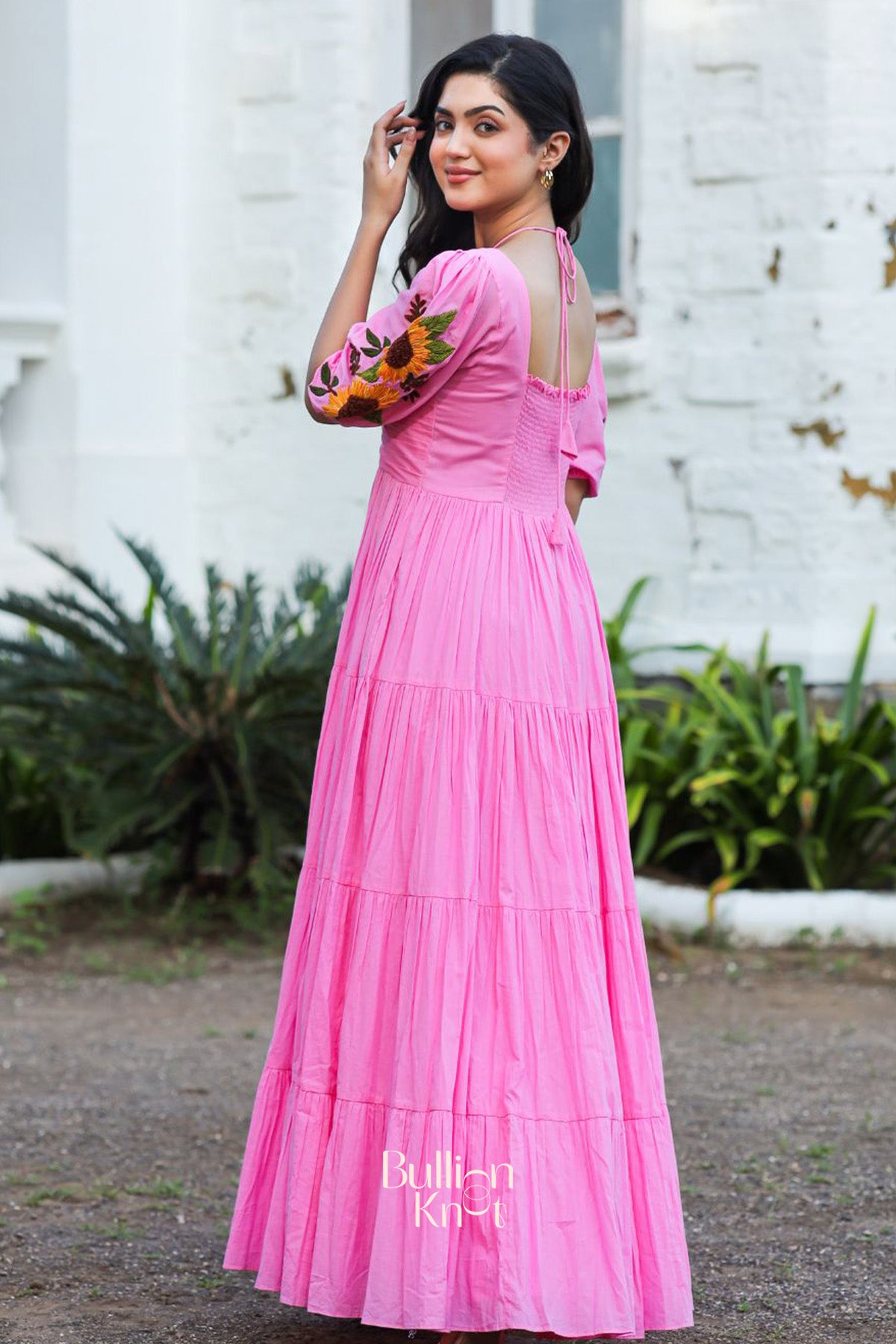 Sunflower Bliss Maxi (Dress) in Pink