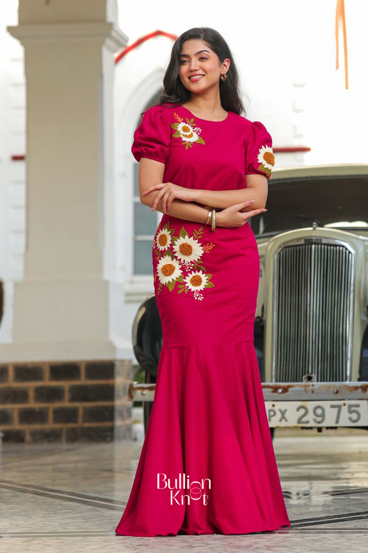 Paprika Crop Top Set in Red