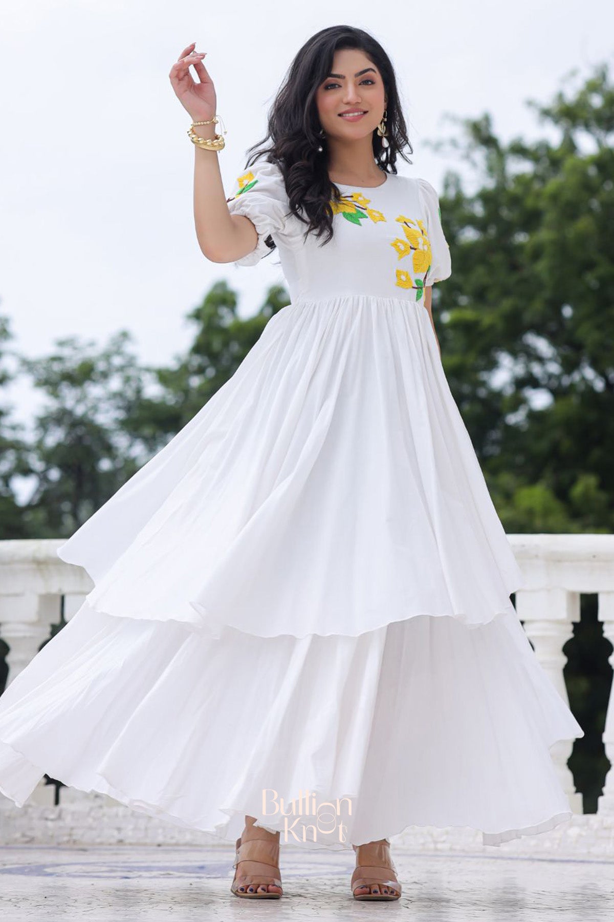 Marigold Maxi (Dress) In White