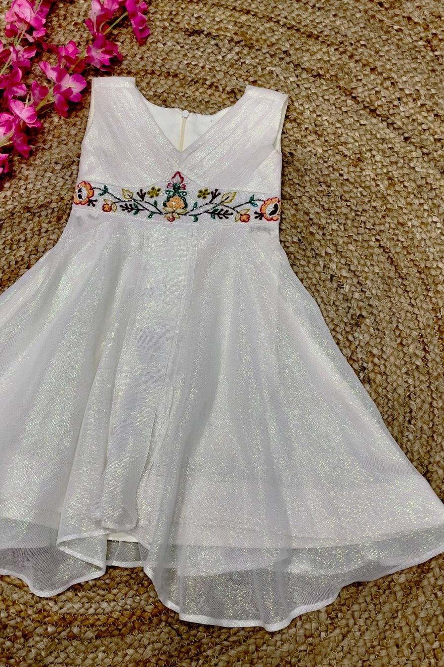 Baby Snow Rainbow Frock - Bullionknot