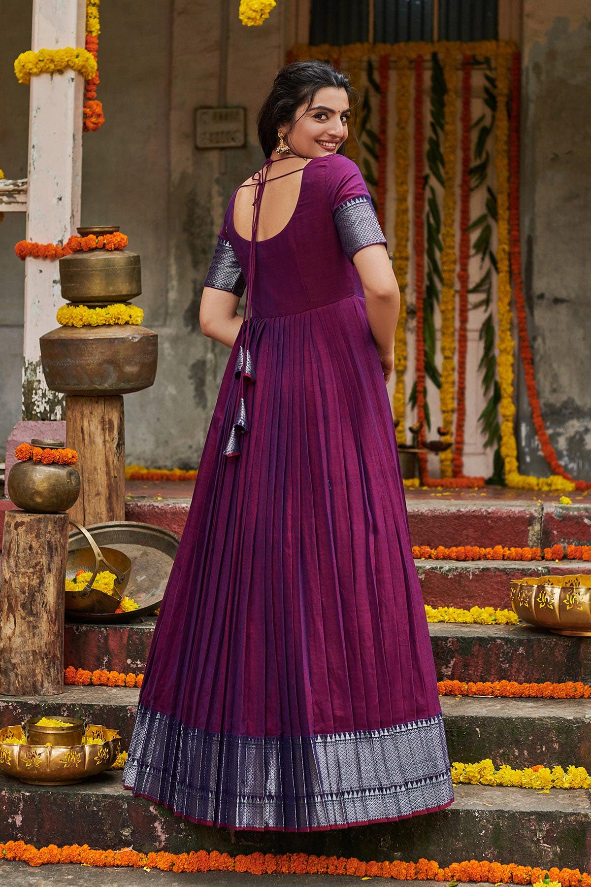 Aaradhya Handloom Long Dress