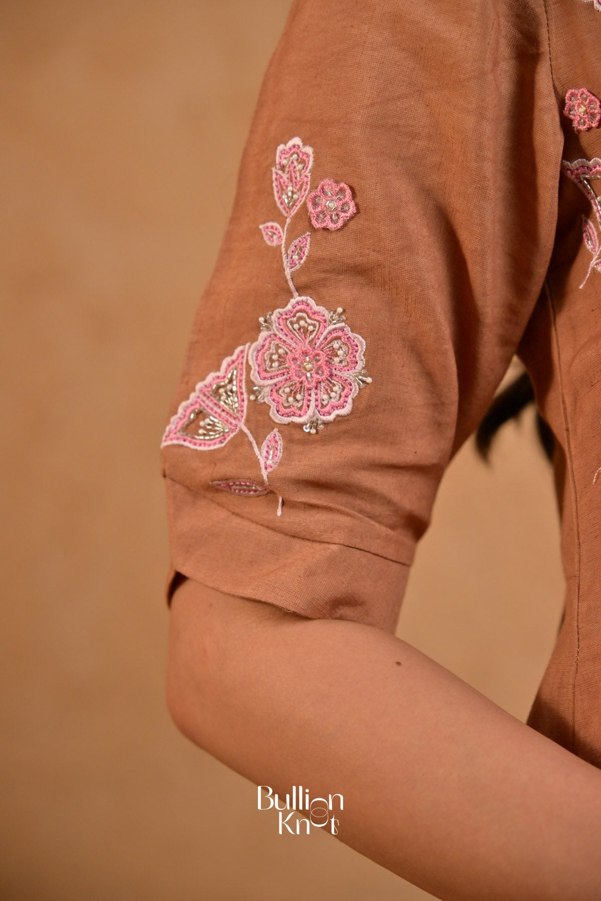 Maativastra linen Kurta Set (Dress) in earthy