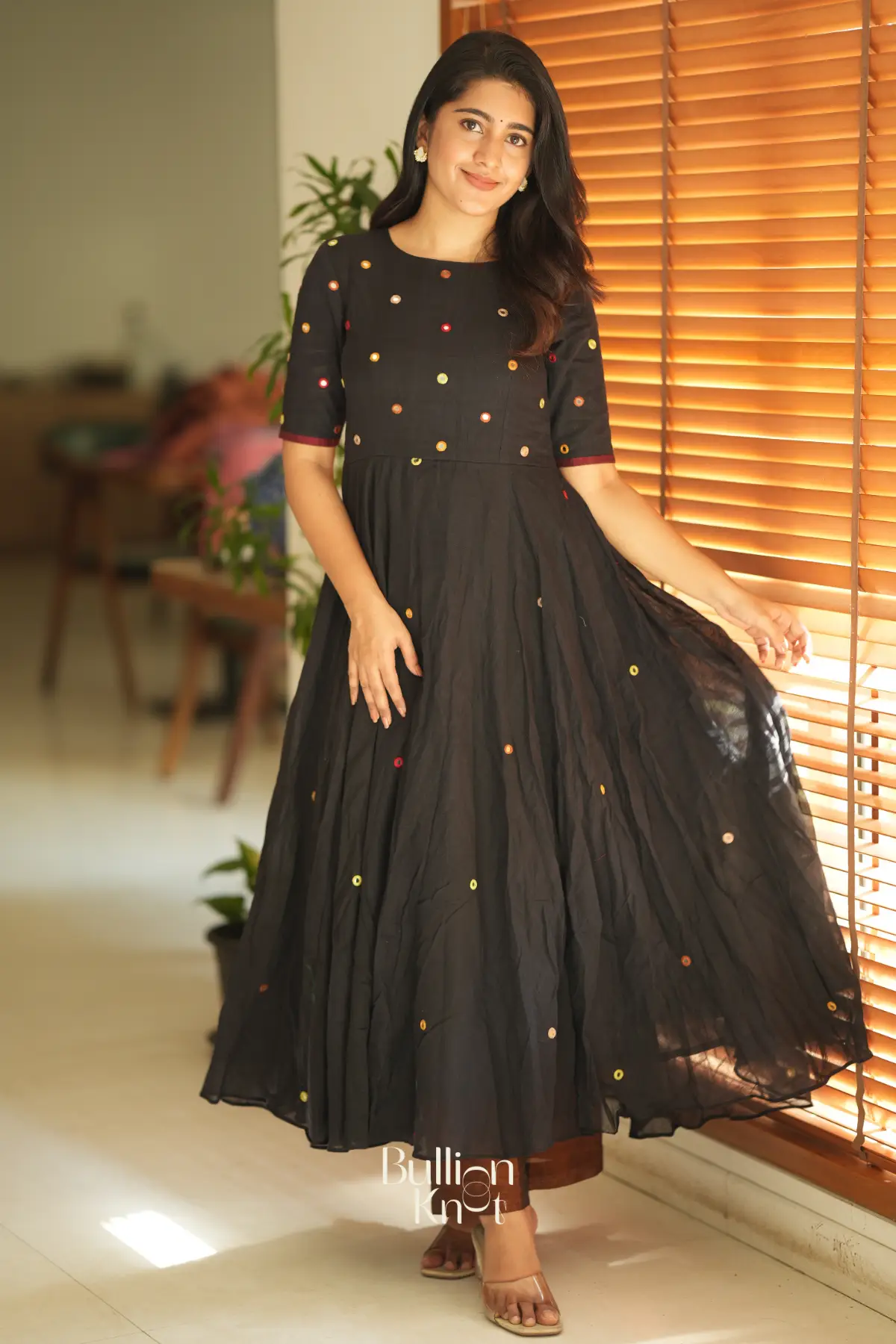 RajMukhi Anarkali (Dress) in Black