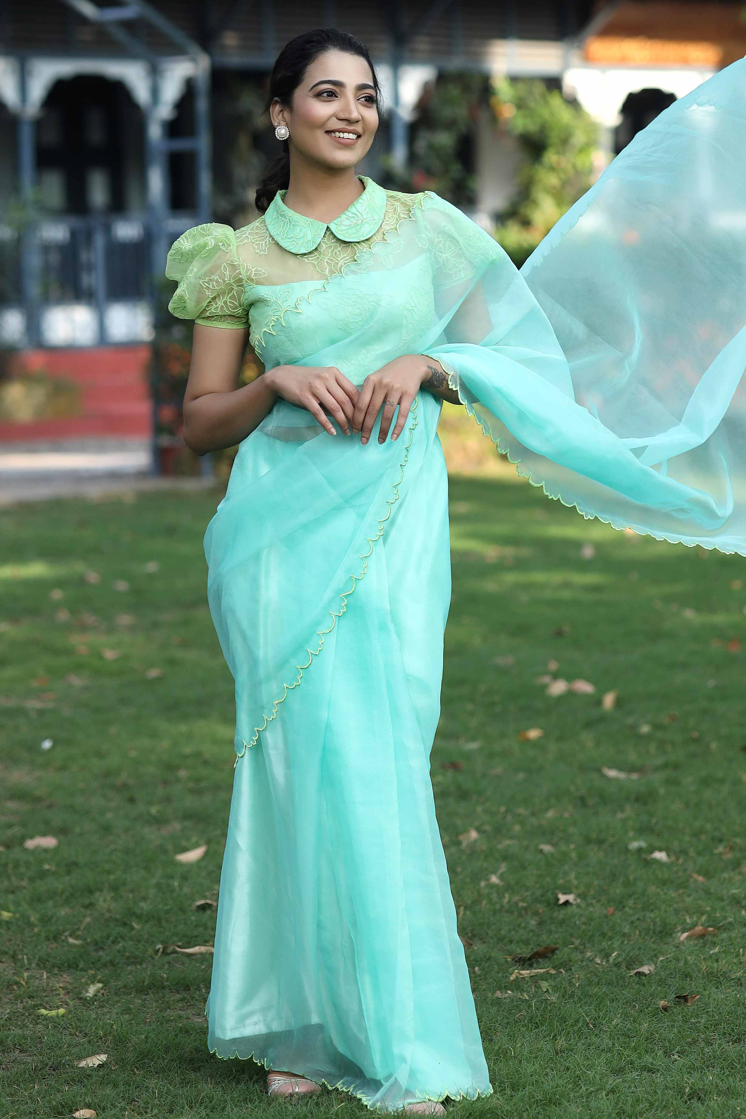 Chal Chalein Organza Saree