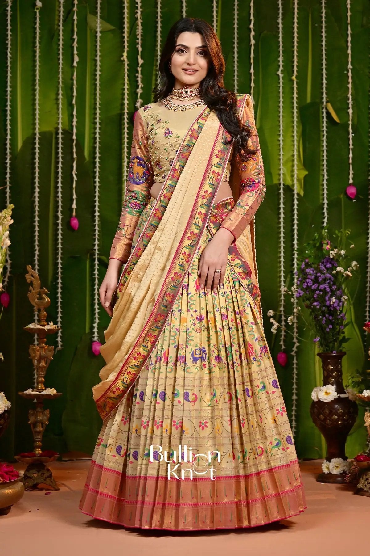 Akshaya Royal Minakari Paithani Lehenga Set