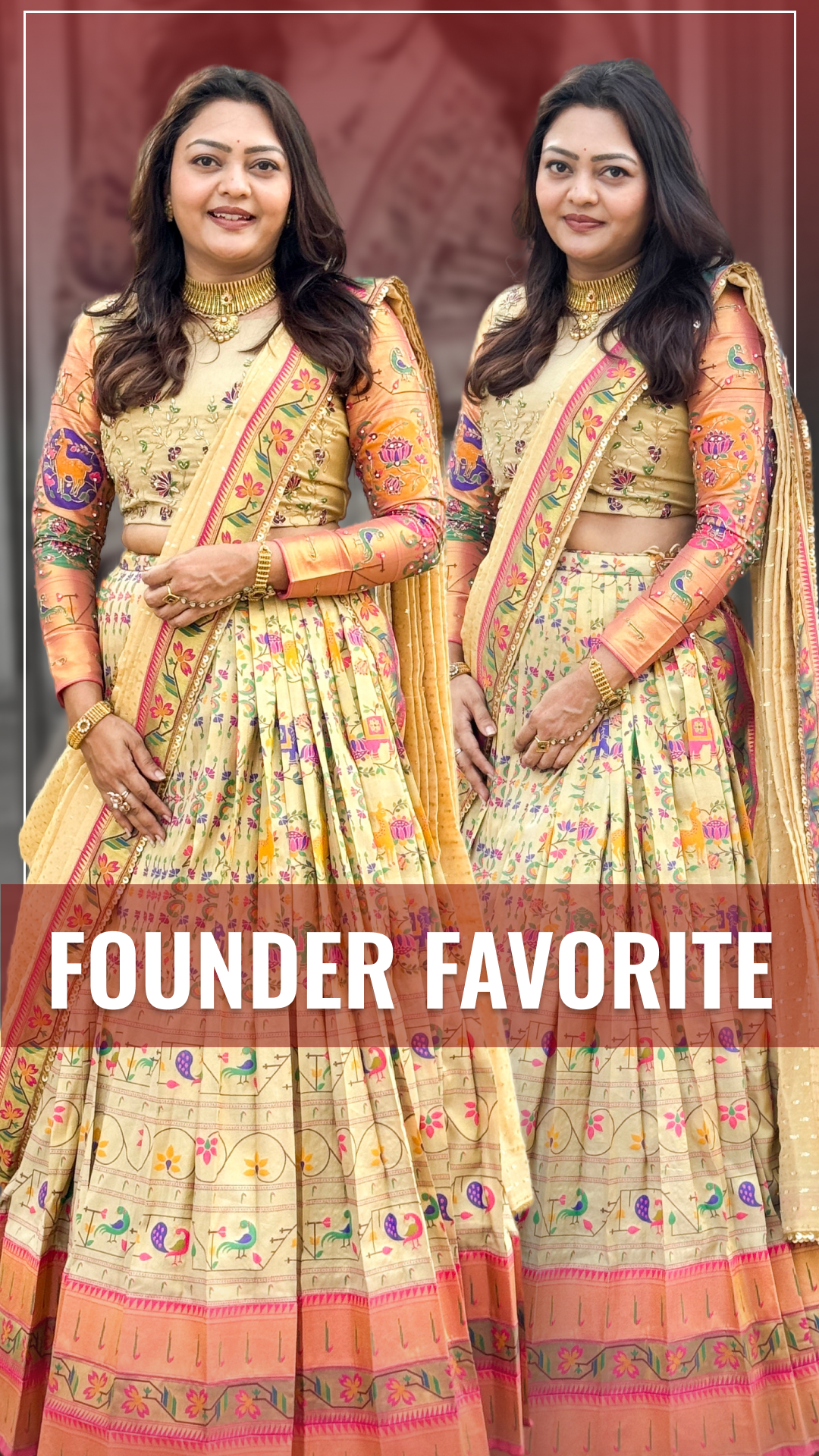 Akshaya Royal Minakari Paithani Lehenga Set