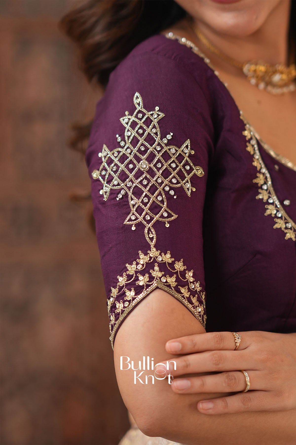 Lajja Russion Rich Wine Lehenga Set