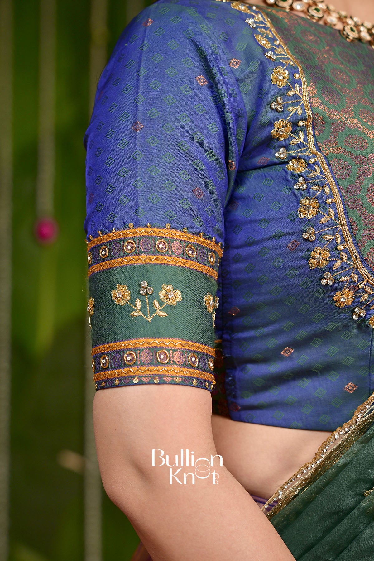 Narayan Paithani Ochre Soft SIlk Lehenga Set