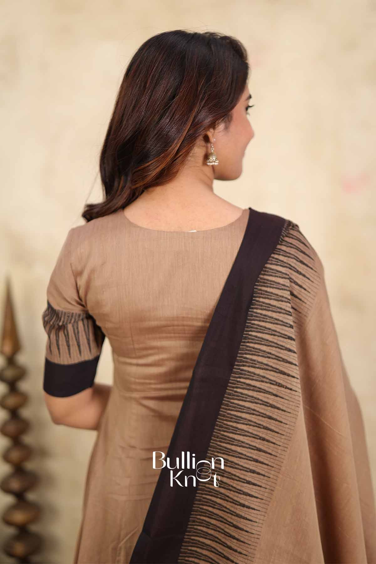 Kalindi | Handloom Anarkali Suit for Women | Festive Ethnic Wear Anarkali Set